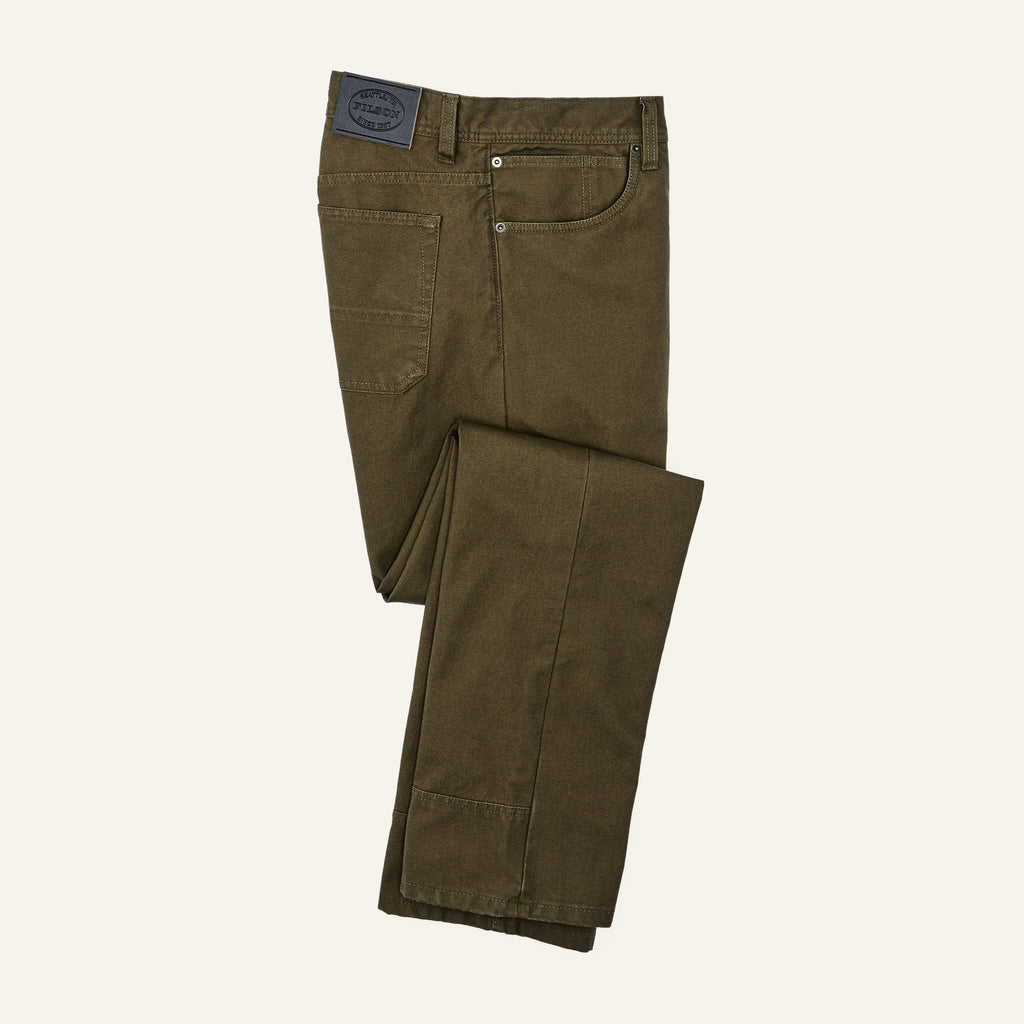 Filson Buxur - Dry Tin 5 Pocket Pants - Marsh Olive