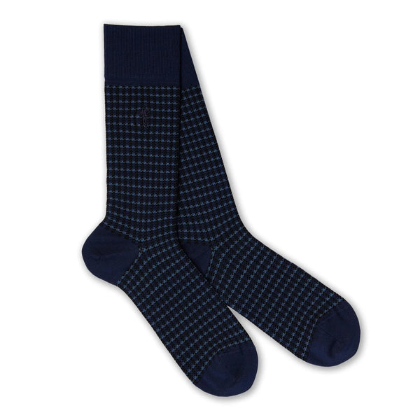 London Sock Shaken & Stirred Blue