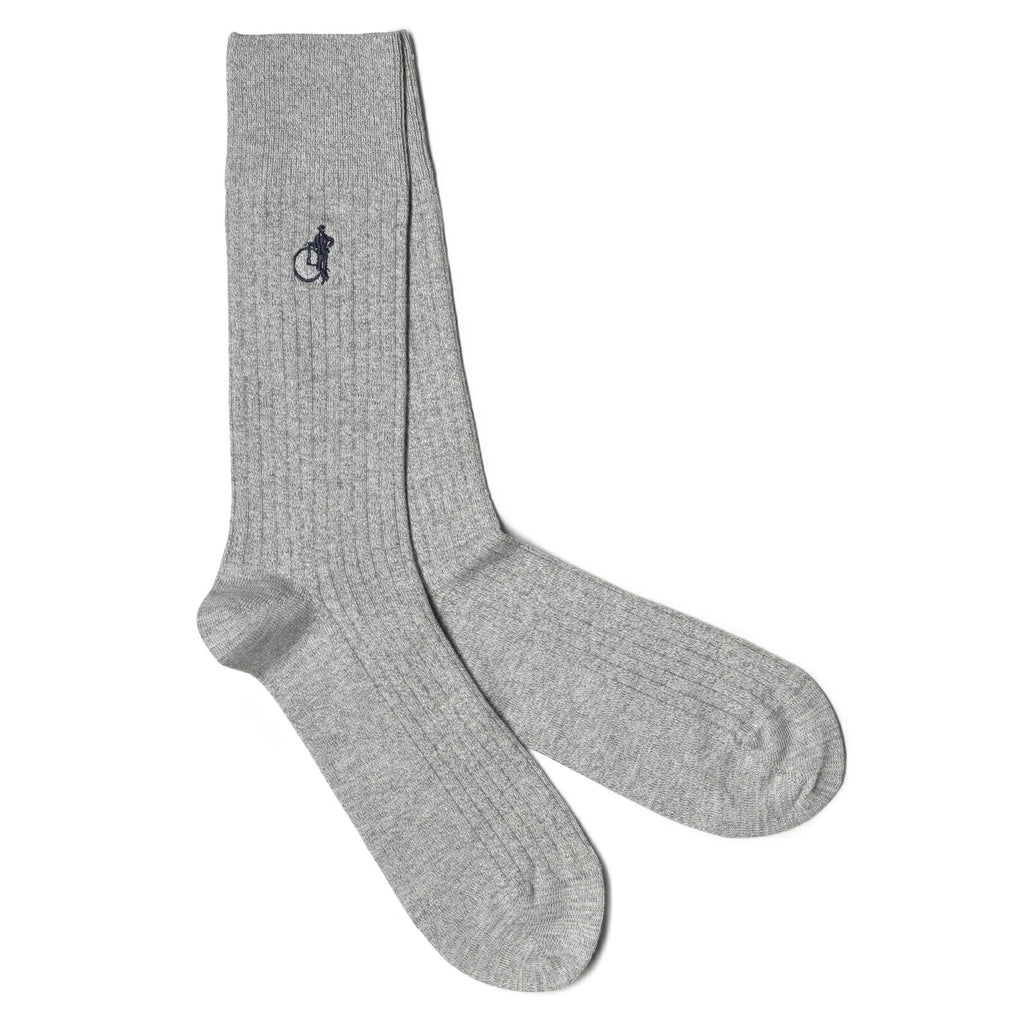 London Sock Marl Grey