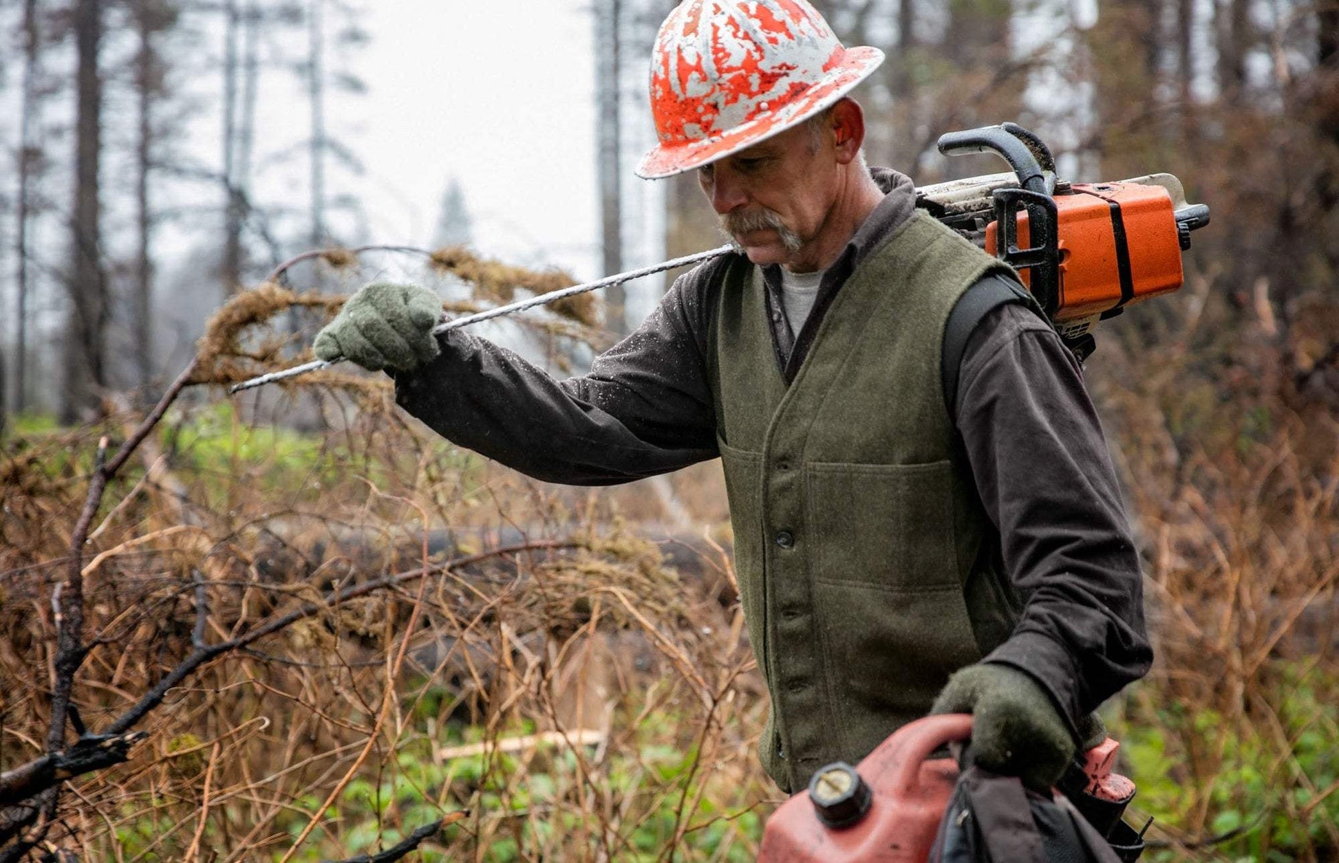 Filson Vesti - Mackinaw Wool Vest - Forest Green - Kormákur & Skjöldur