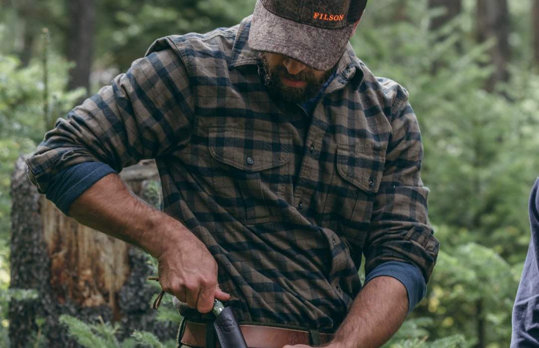 Filson - Alaskan Guide Shirt - Otter Green Black - Kormákur & Skjöldur