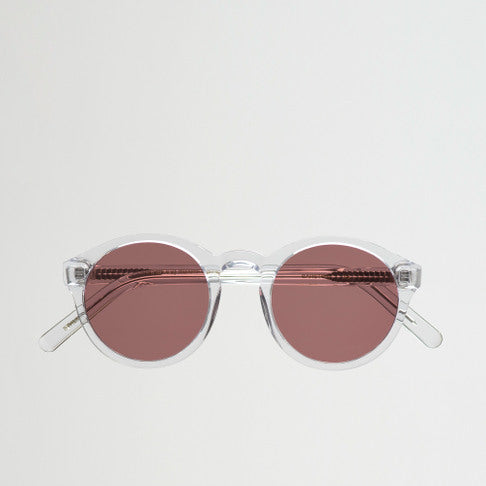 Monokel Eyewear Sólgleraugu - Barstow Crystal - Pink Solid Lens