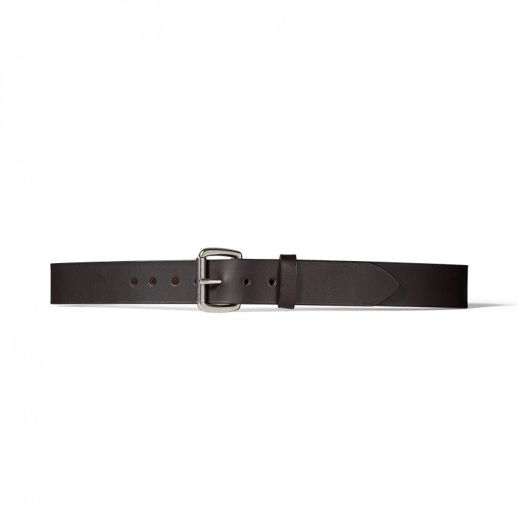 Filson -  1/2" Leather Belt - Black - Herrafataverzlun Kormáks & Skjaldar
