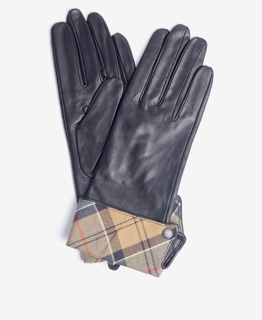 Barbour Dömuhanskar - Lady Jane Leather Glove - Black/Dress