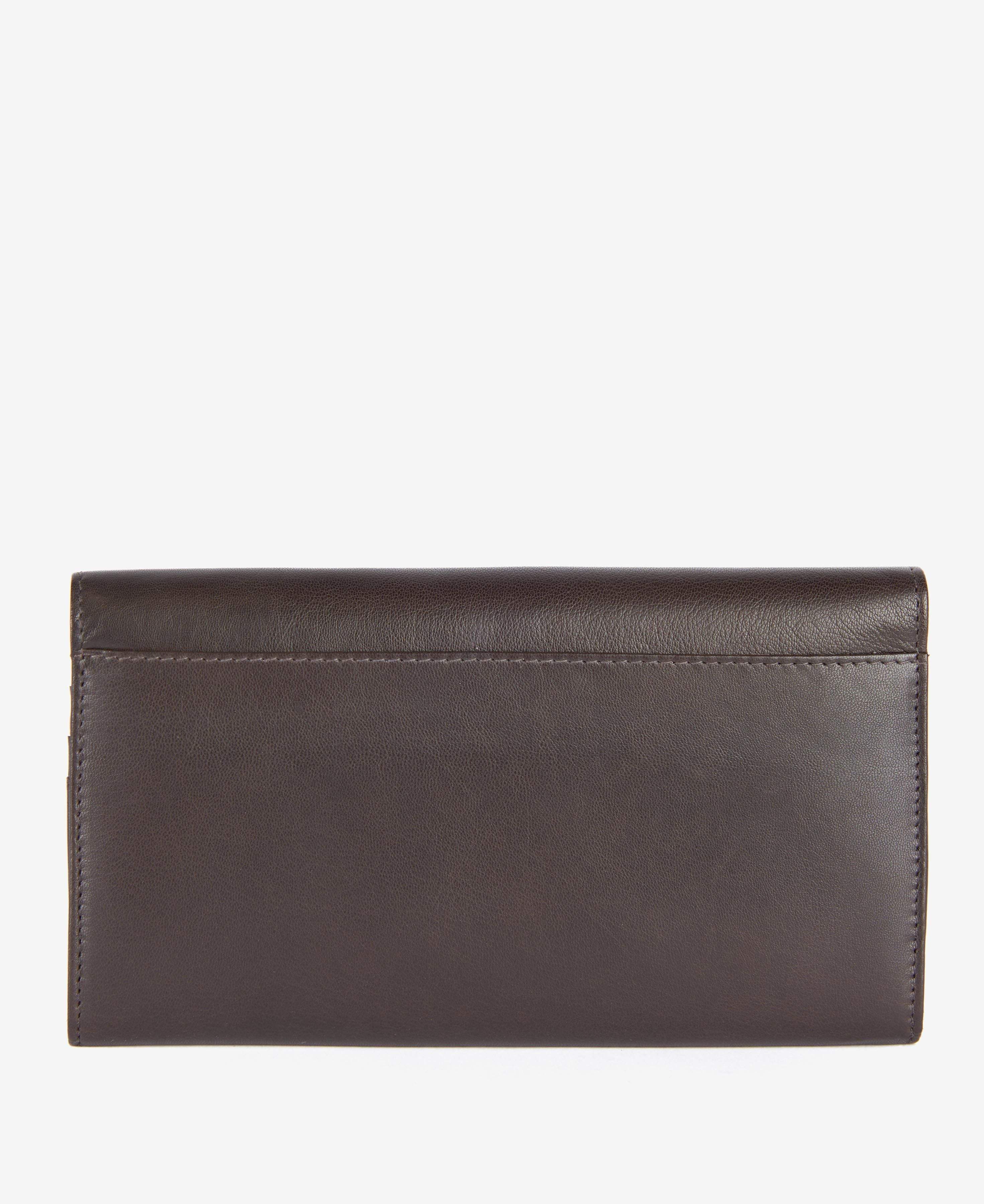 Barbour Taska - Leather Travel Purse - Brown