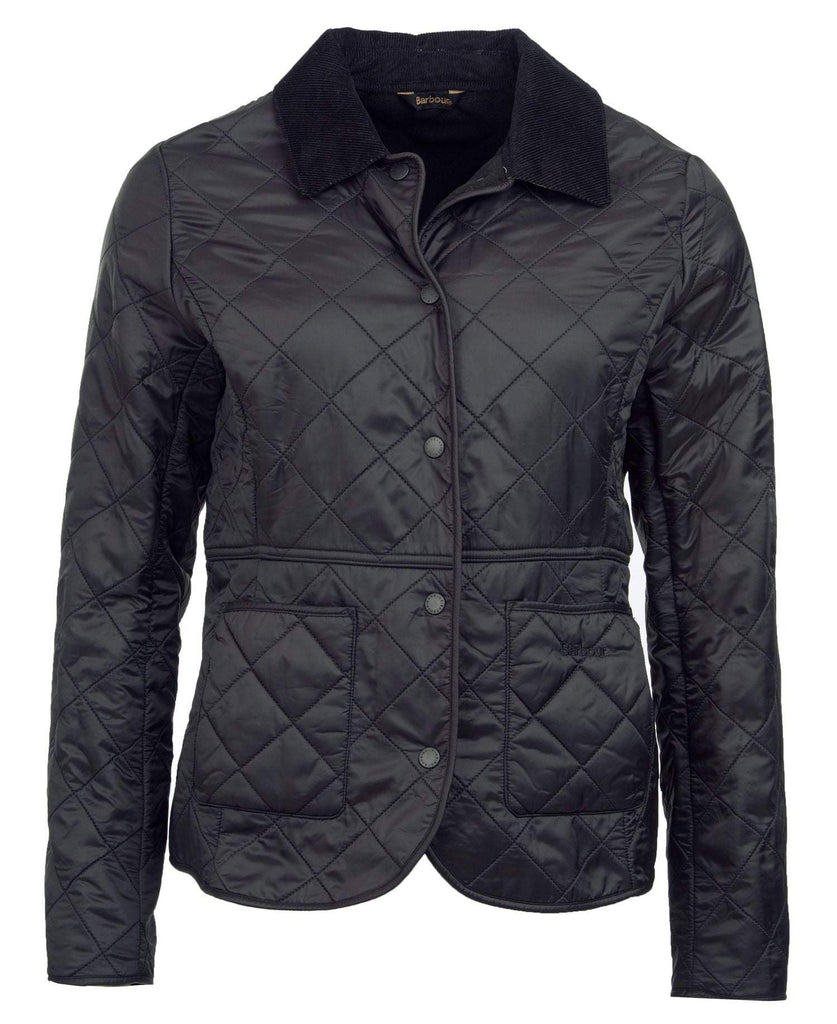 Barbour Vatteraður Dömujakki - Deveron Polarquilt Fóðraður - Black