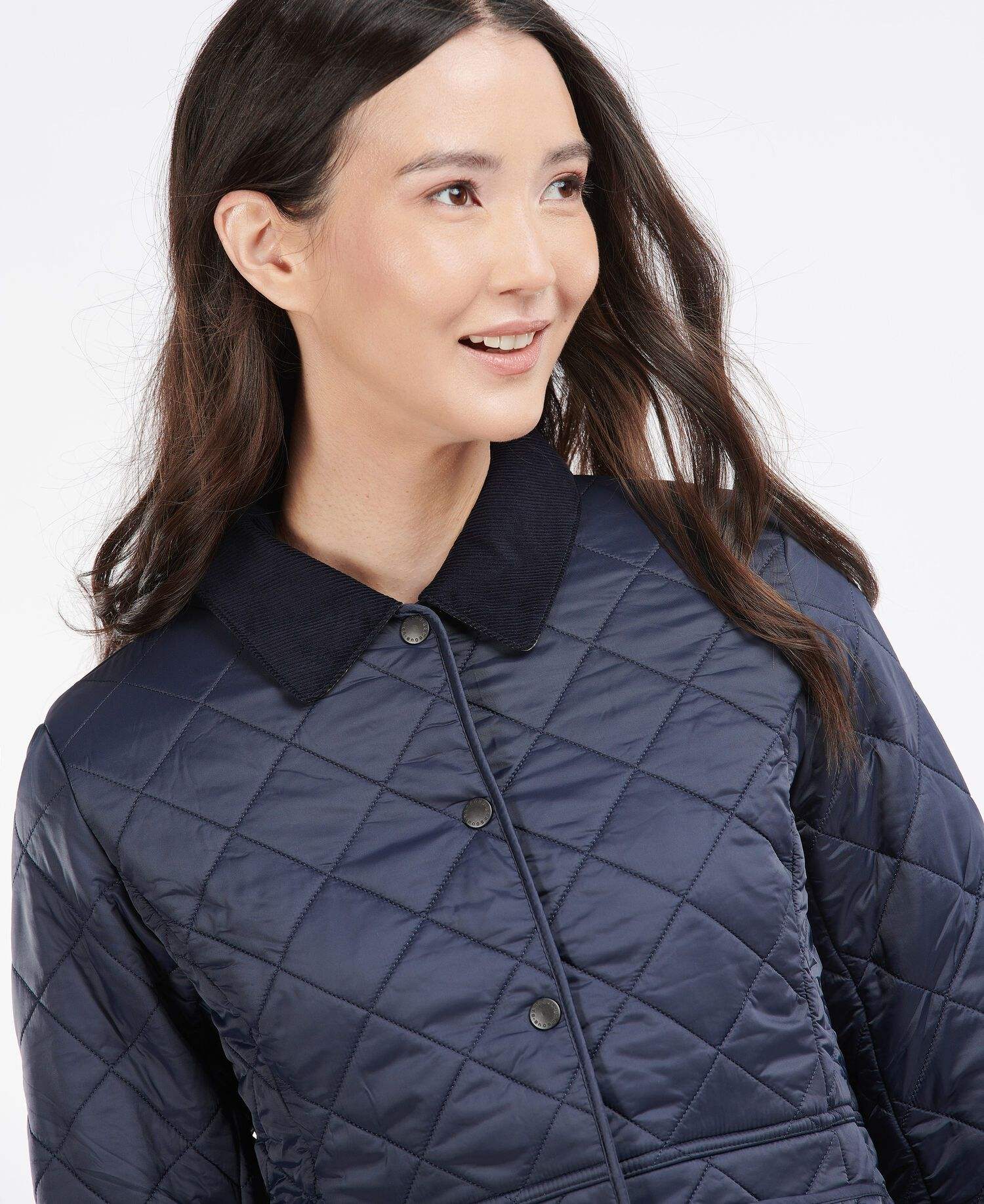 Barbour Vatteraður Dömujakki Devron Navy - Kormákur & Skjöldur