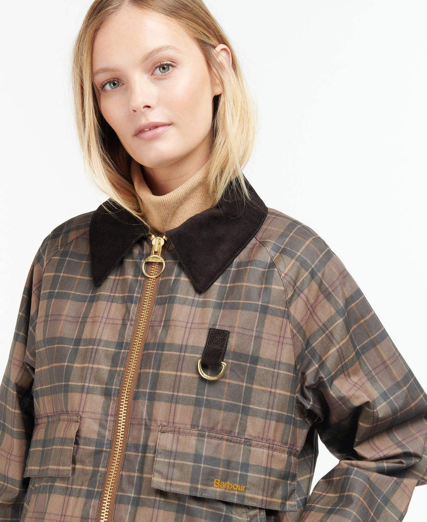 Barbour Vaxjakki D mu Tartan Eddleston Muted Tartan Brown