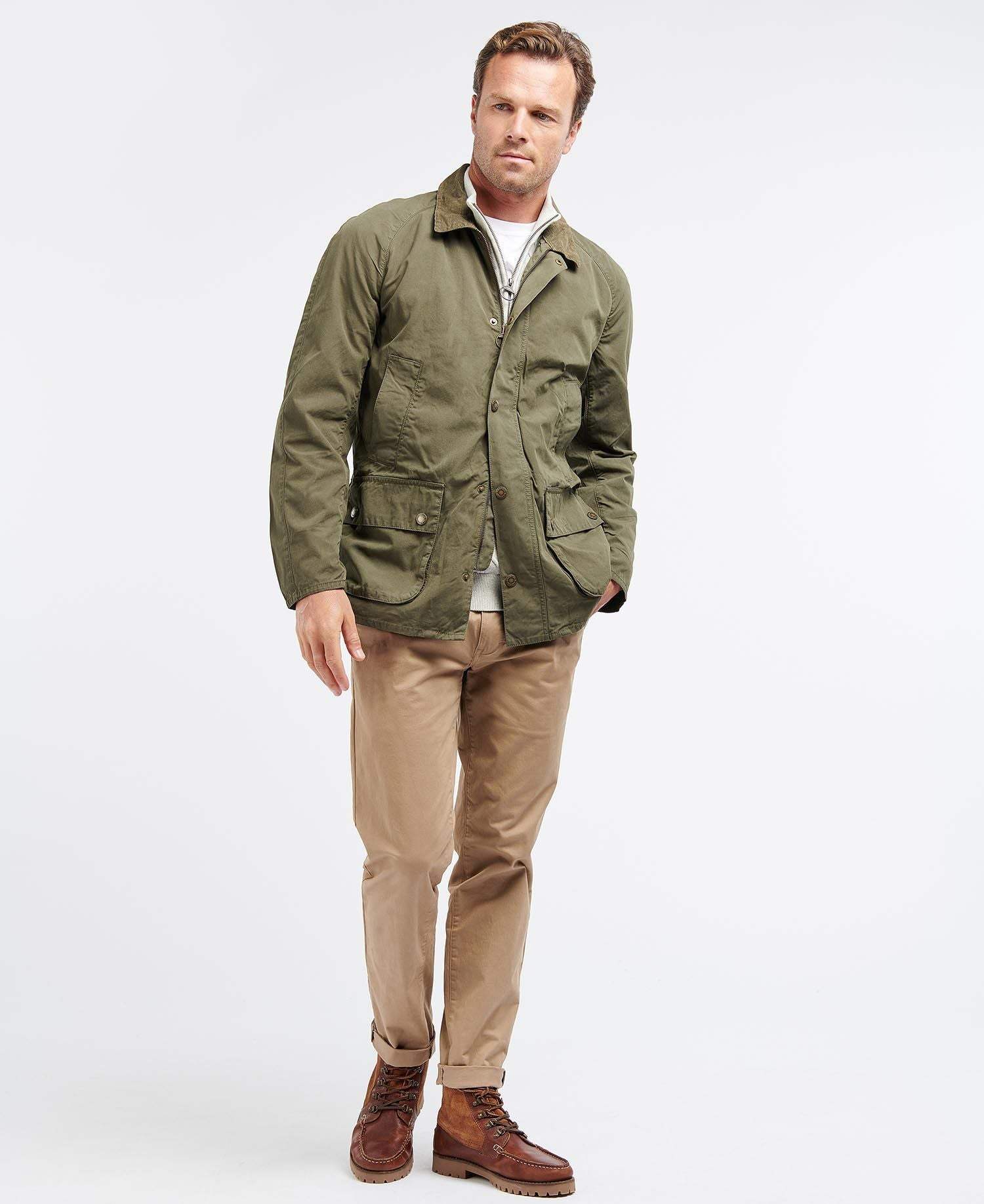 Barbour Jakki - Ashby Casual - Olive - Kormákur & Skjöldur
