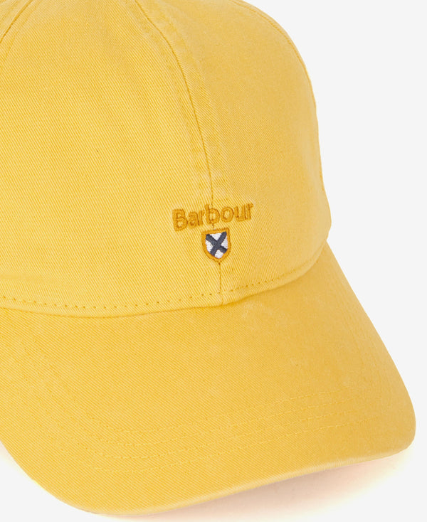 Barbour Derhúfa  -Tartan Crest Sports Cap - Sunbleached Yellow