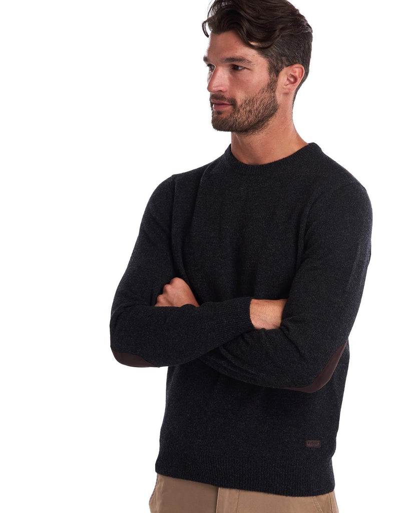 Barbour patch crew sweater sales