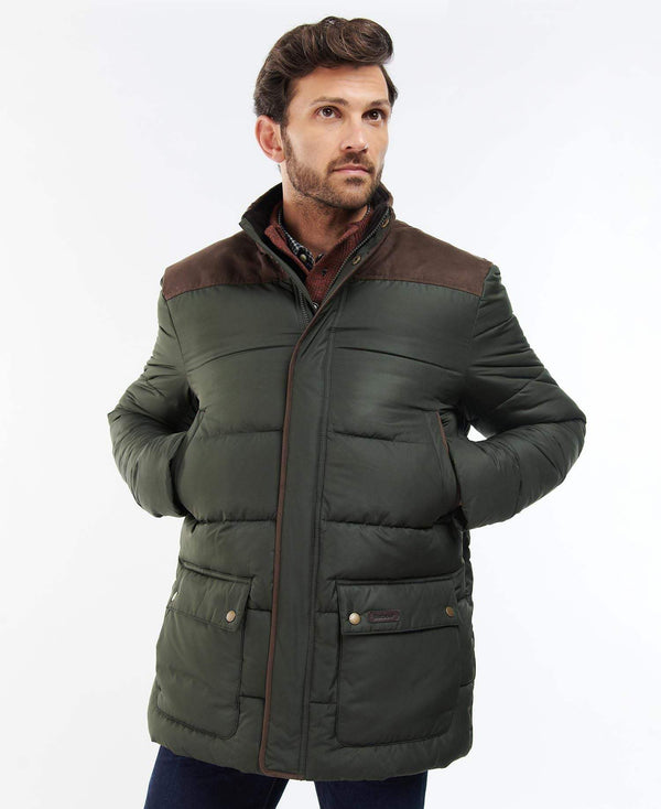 Barbour Úlpa - Winston Quilted Jacket - Dk Green