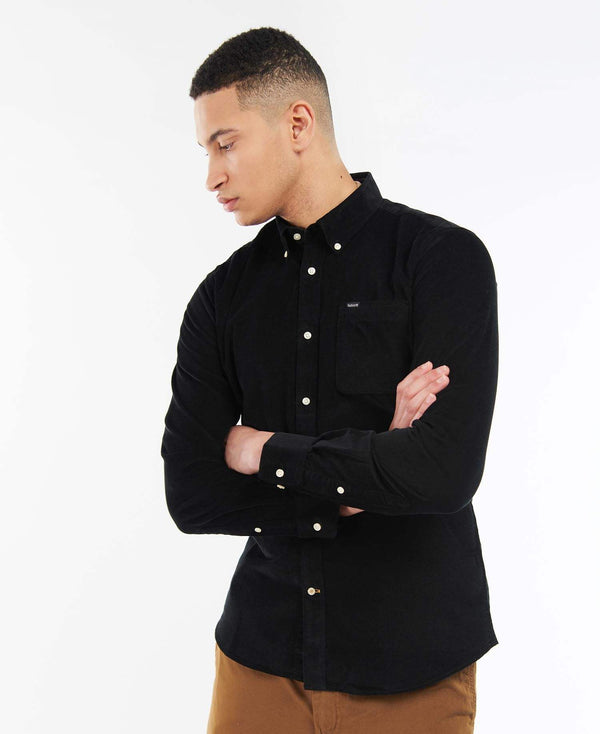 Barbour Skyrta - Ramsey - Black - Tailored Fit