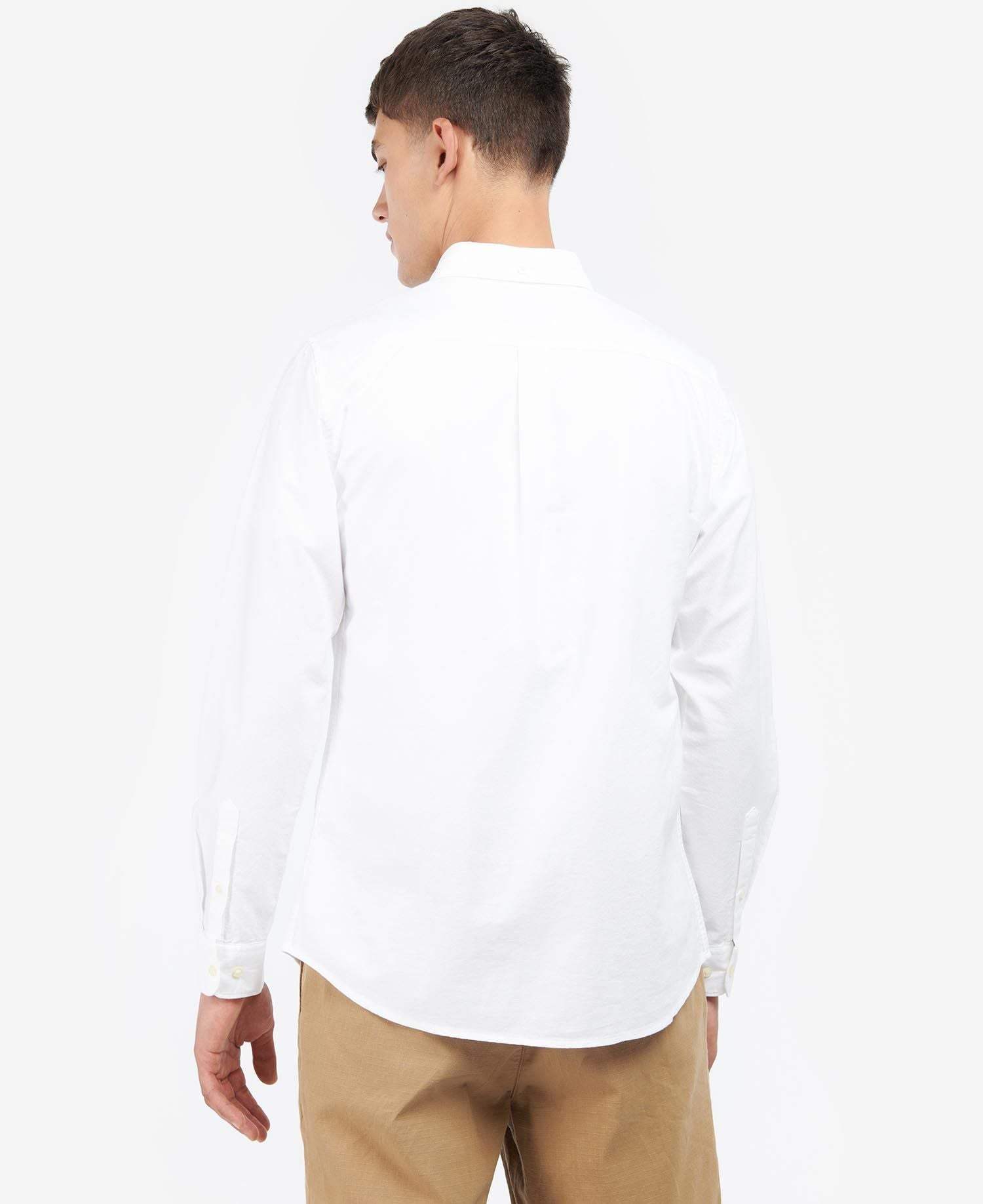 Barbour Skyrta - Oxtown - White - Kormákur & Skjöldur