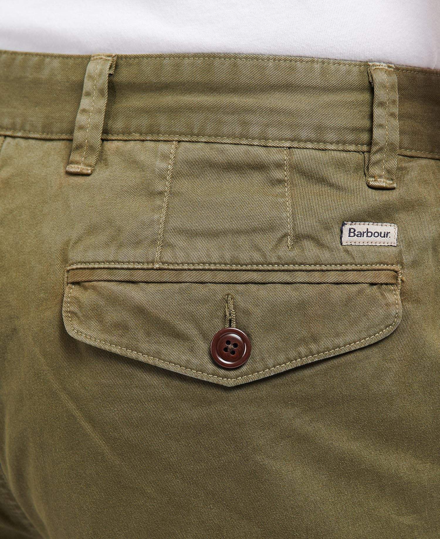 Barbour Stuttbuxur - Neuston Twill - Ivy Green - Kormákur & Skjöldur