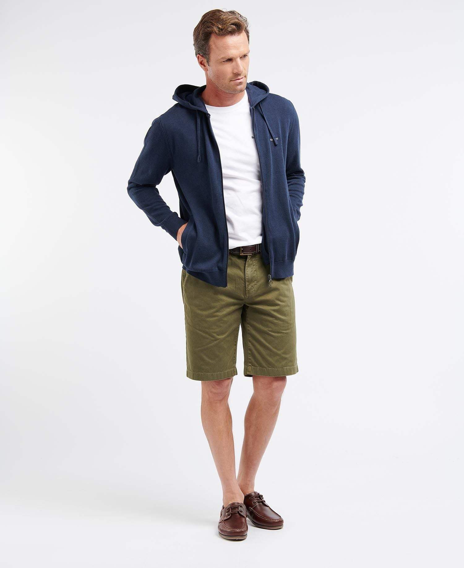 Barbour Stuttbuxur - Neuston Twill - Ivy Green - Kormákur & Skjöldur