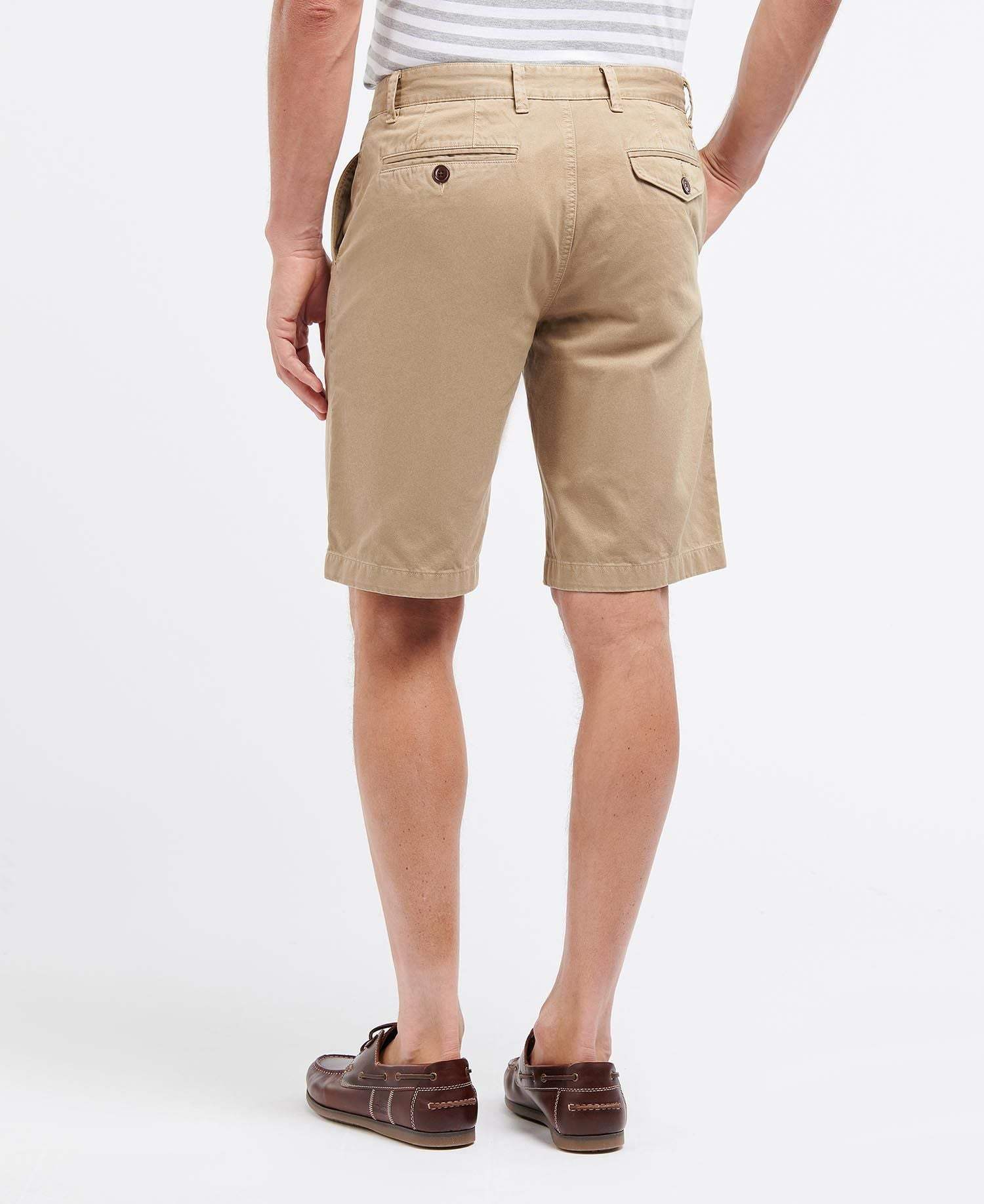 Barbour Stuttbuxur - Neuston Twill - Stone - Kormákur & Skjöldur