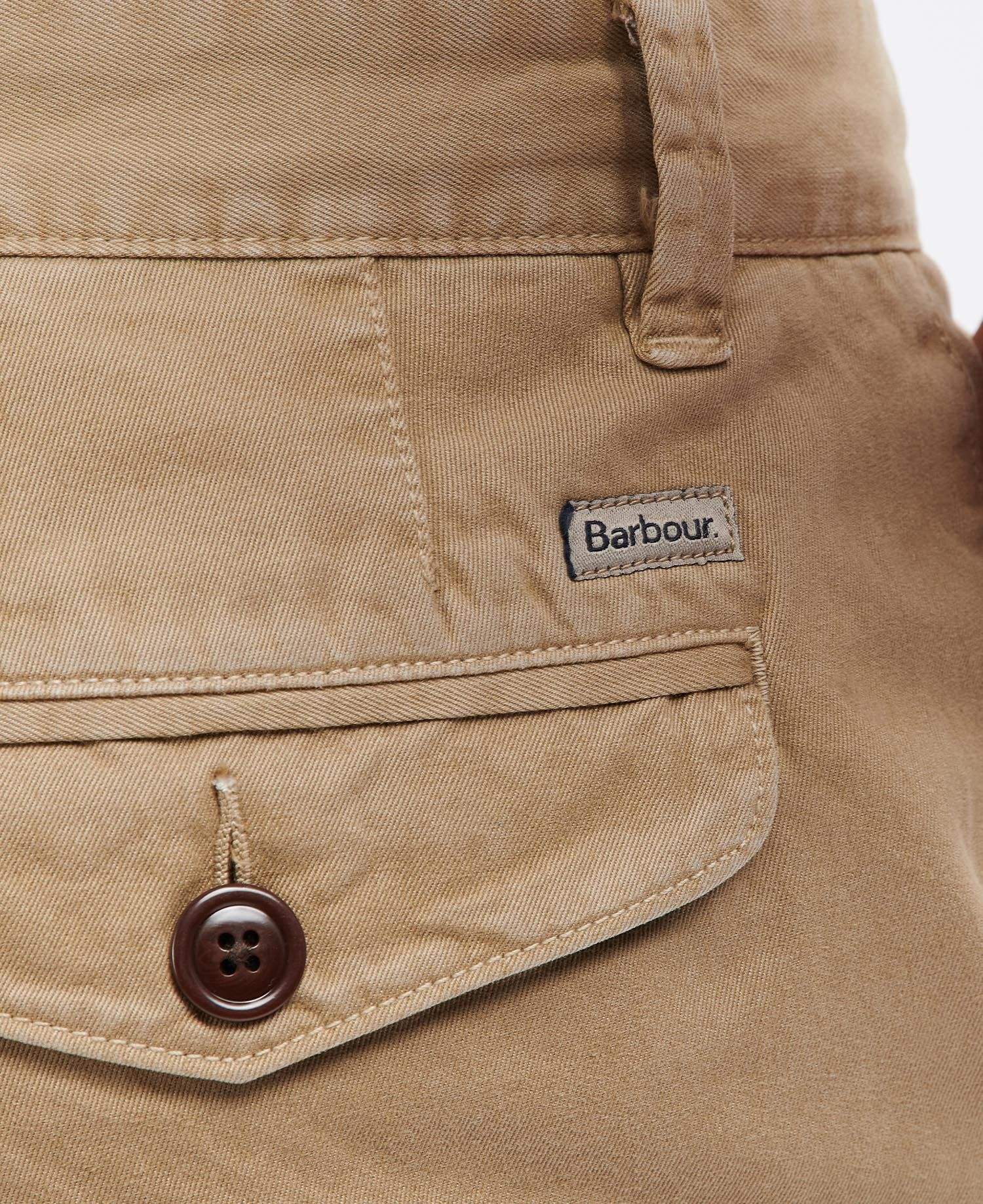 Barbour Stuttbuxur - Neuston Twill - Stone - Kormákur & Skjöldur