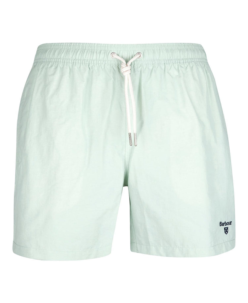 Barbour Sundbuxur - Essential Logo 5" Swim Shorts - Dusty Mint