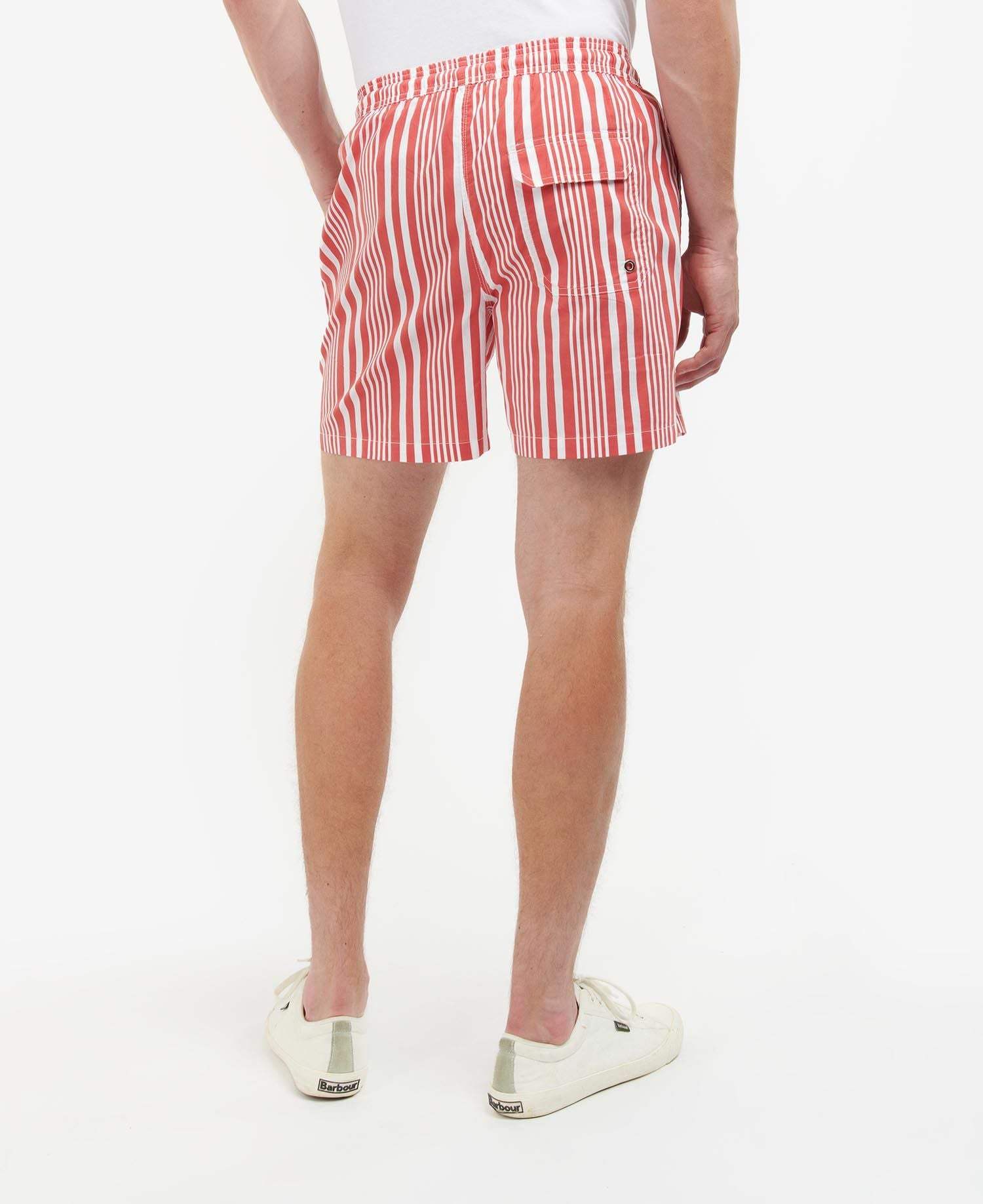 Barbour Sundbuxur - Deckham Swim Shorts - Red