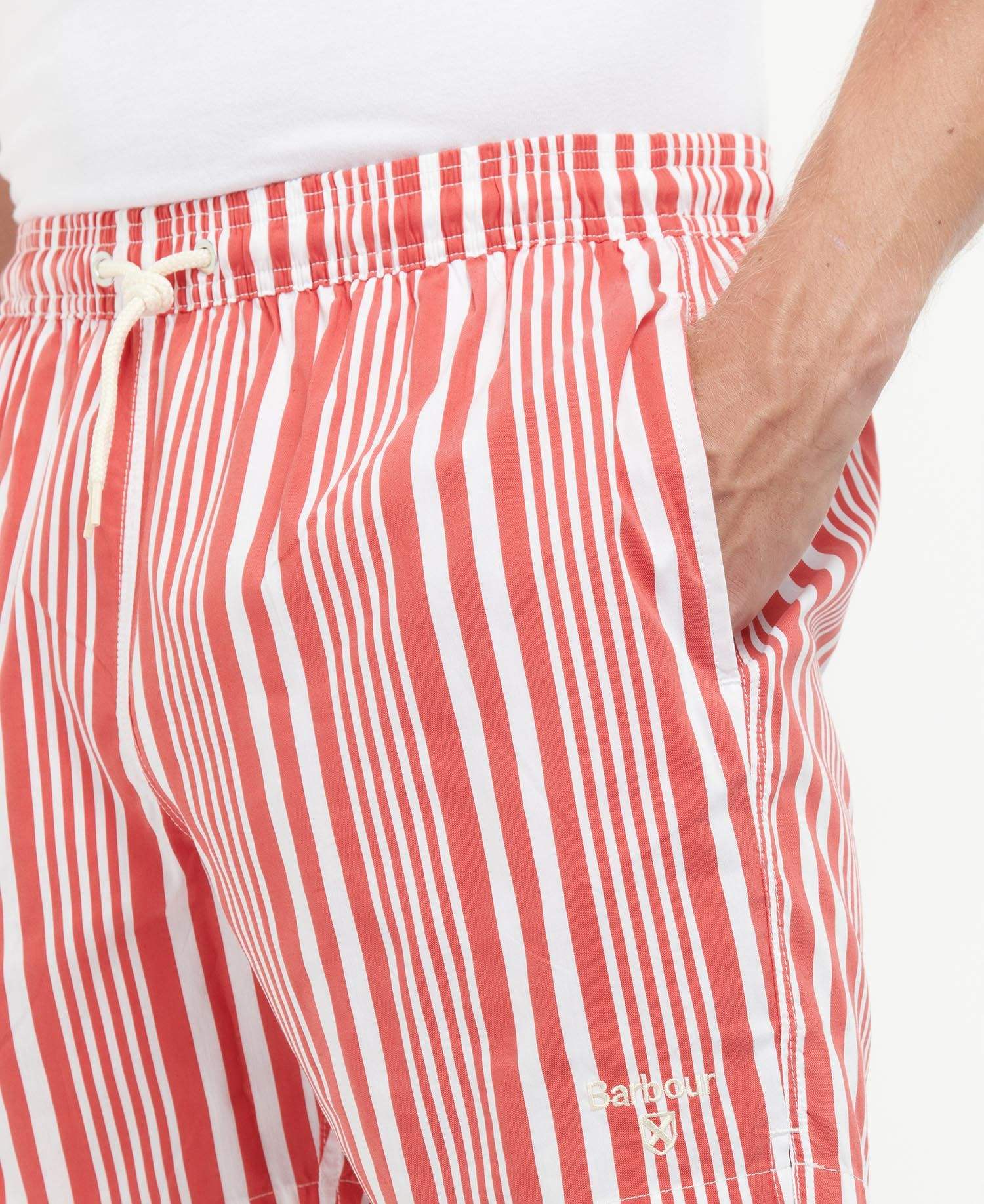 Barbour Sundbuxur - Deckham Swim Shorts - Red