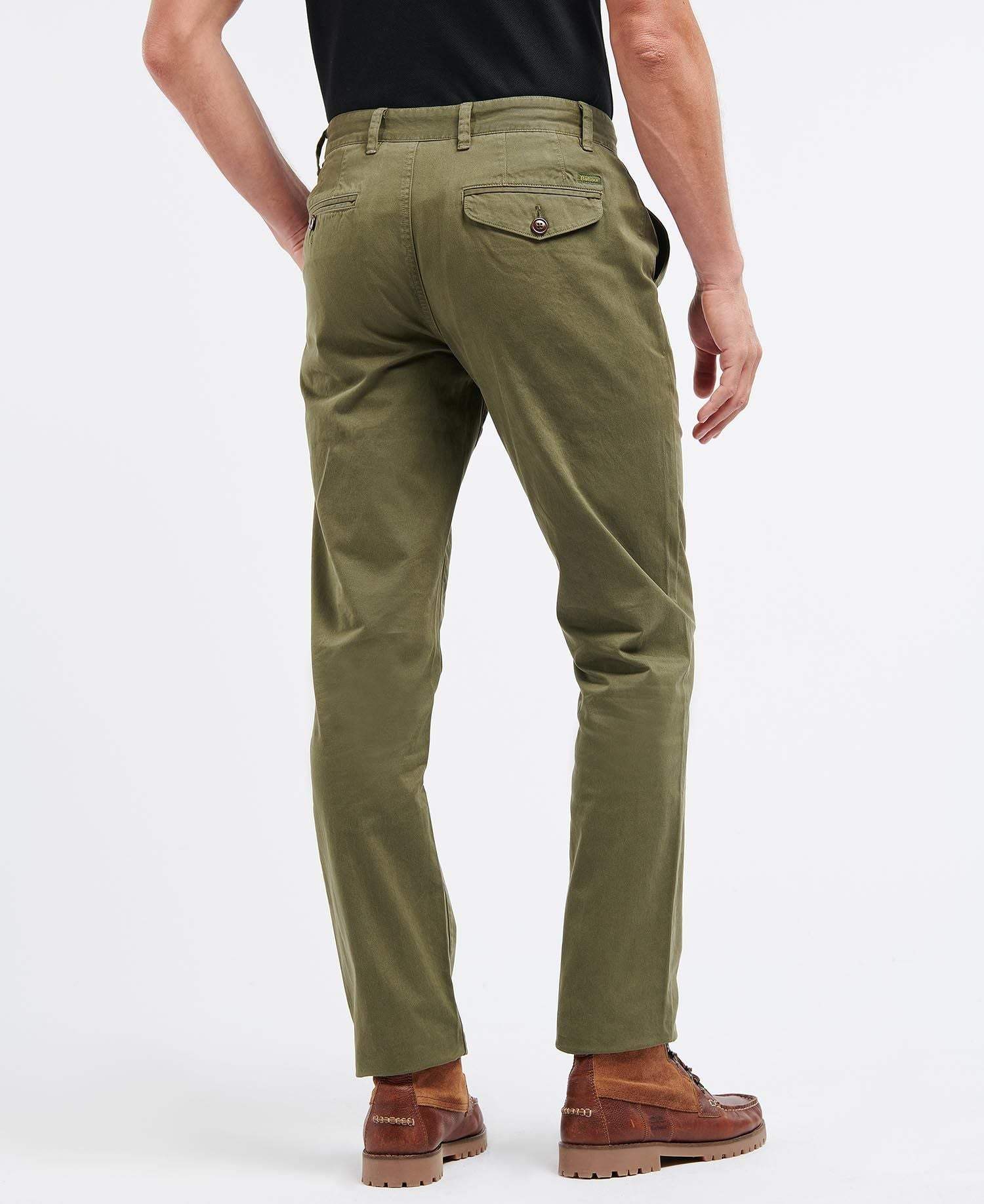 Barbour Buxur - Neuston Twill Chino -  Ivy Green