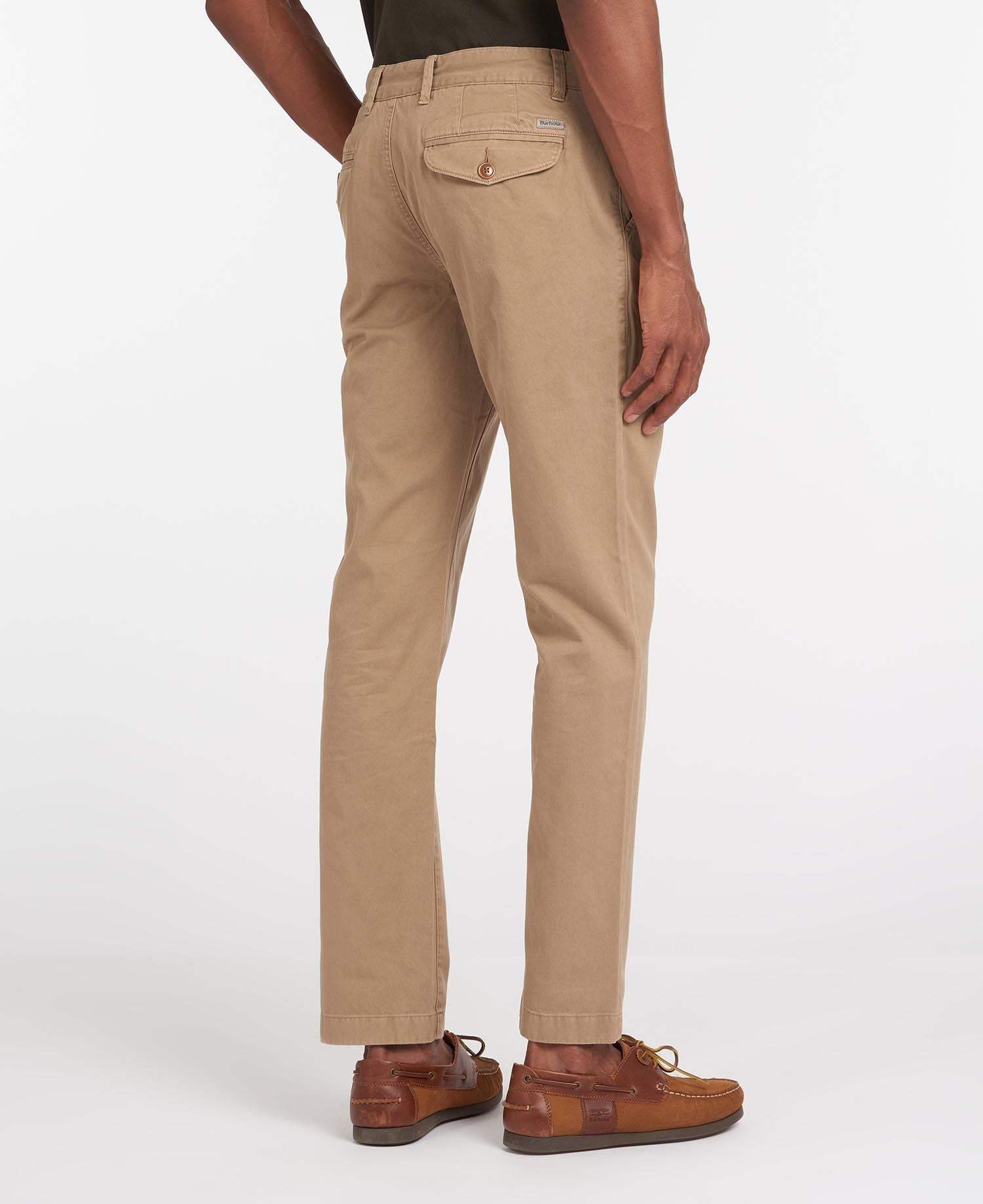 Barbour Buxur - Neuston Twill Chino - Stone - Kormákur & Skjöldur