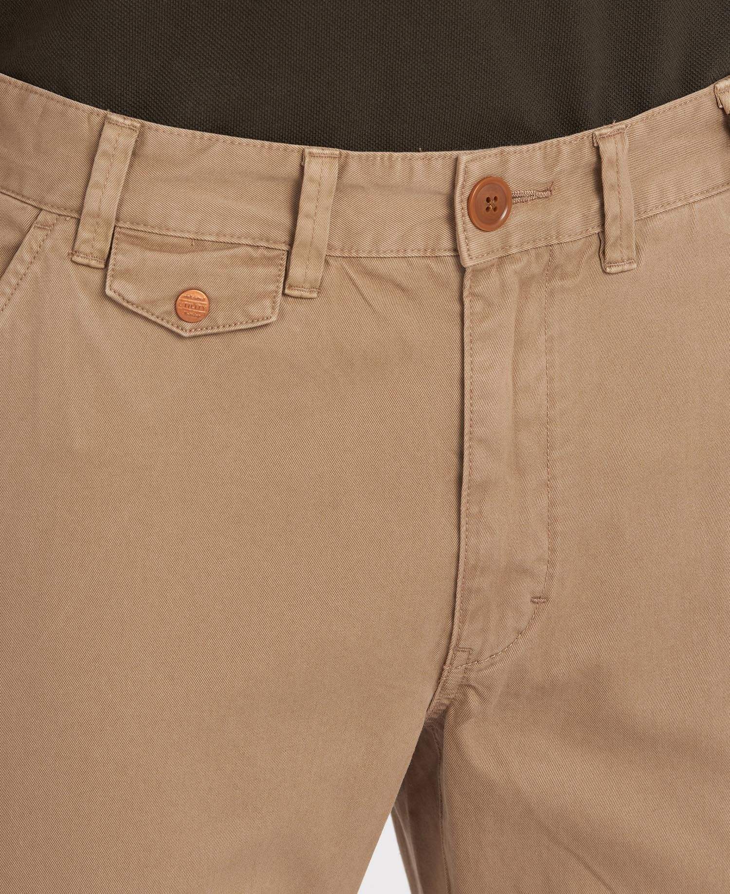 Barbour Buxur - Neuston Twill Chino - Stone - Kormákur & Skjöldur