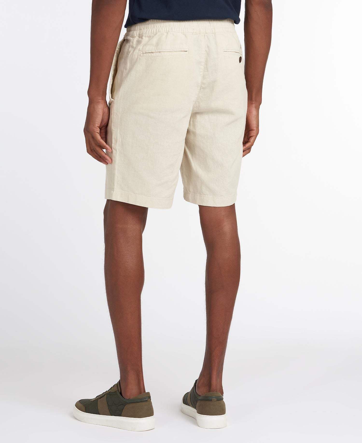 Barbour Stuttbuxur - Linen Short - Lt Stone - Kormákur & Skjöldur