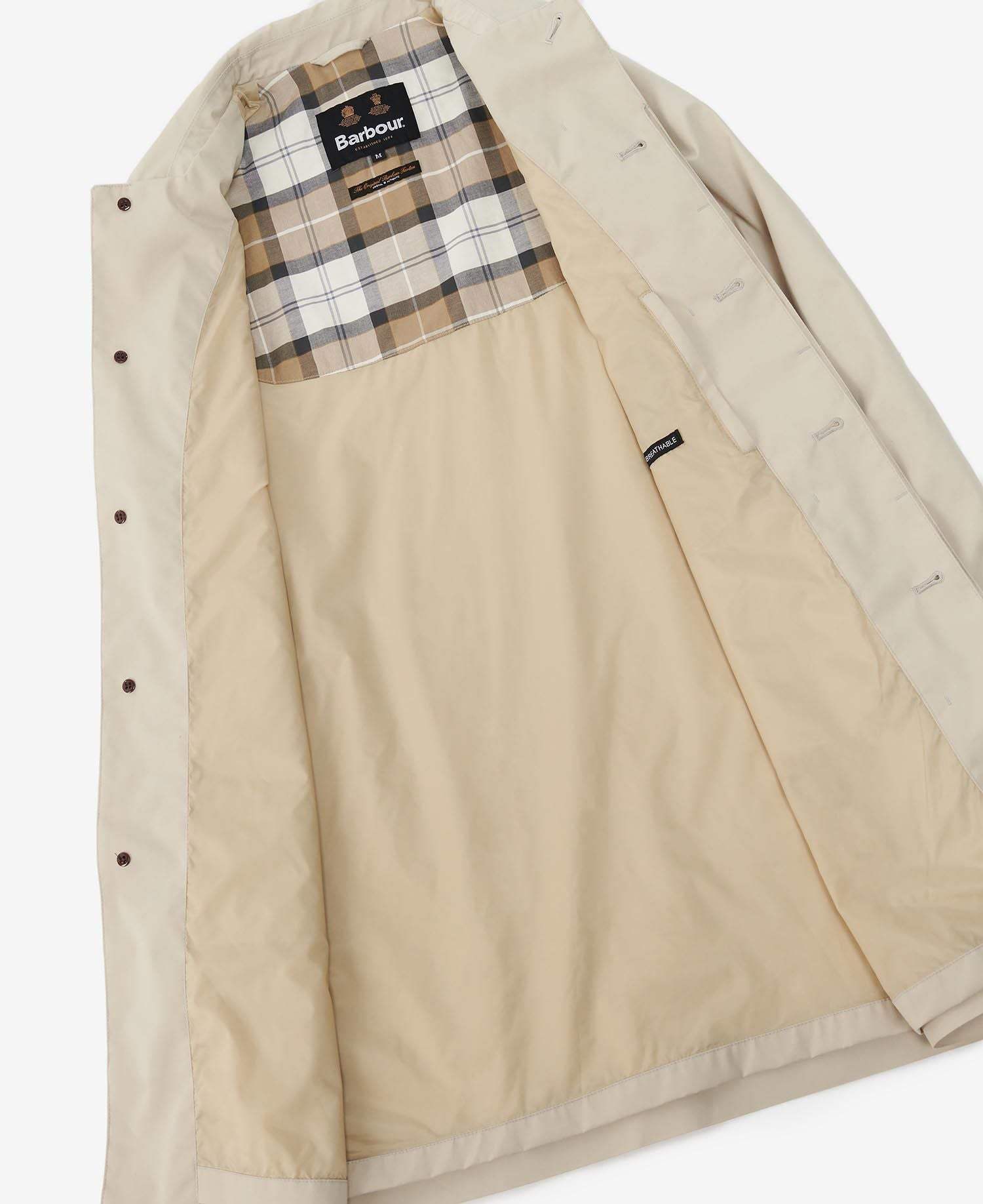 Barbour Frakki - Rokig Jacket - Mist/Amble Tartan - Kormákur & Skjöldur