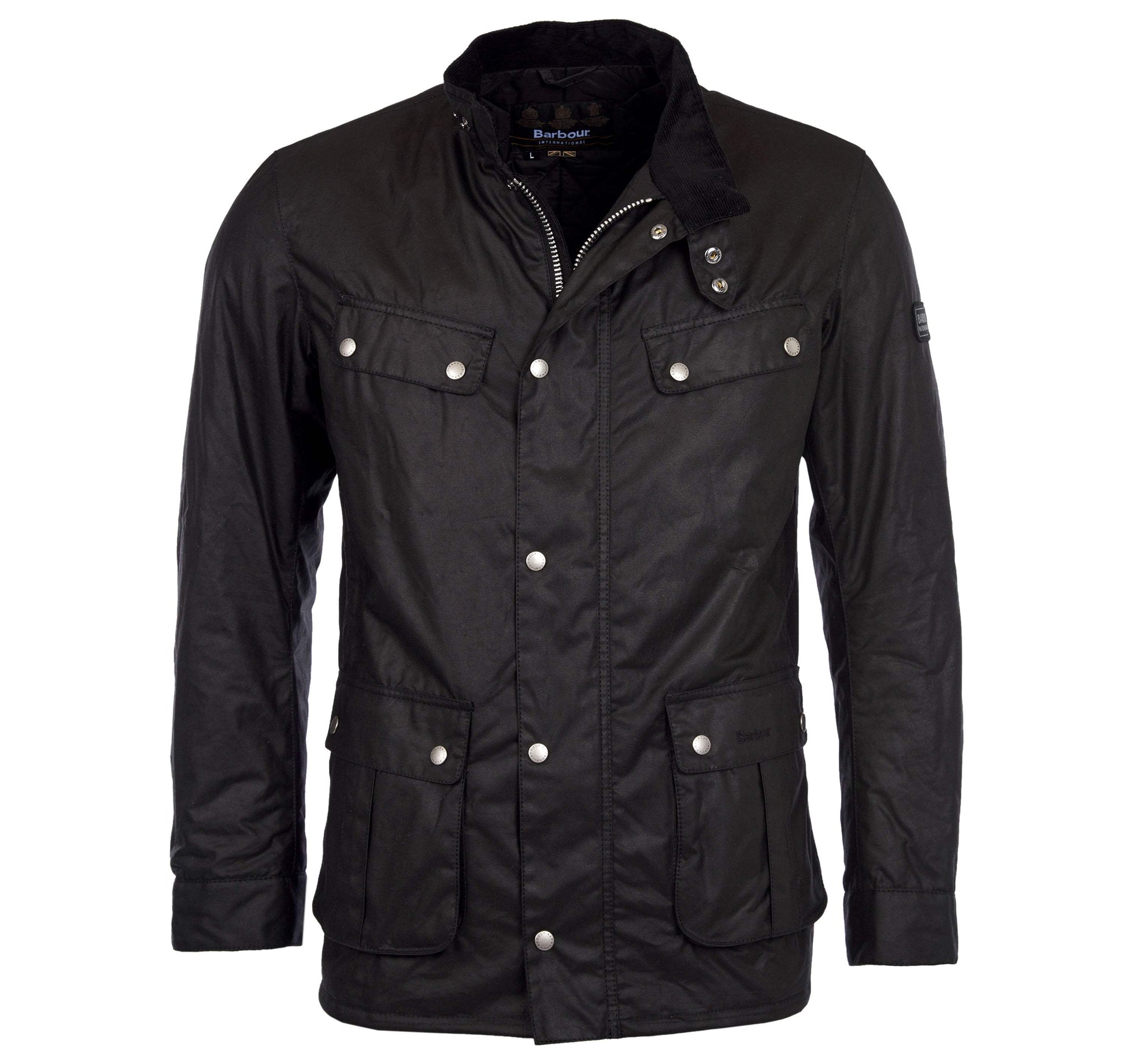 Barbour Intl.   Duke Wax Jacket  Black - Kormákur & Skjöldur