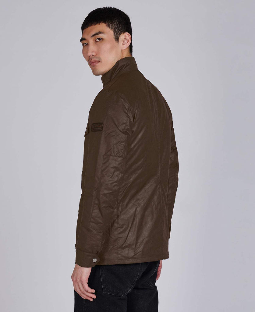 Barbour duke discount jacket bark