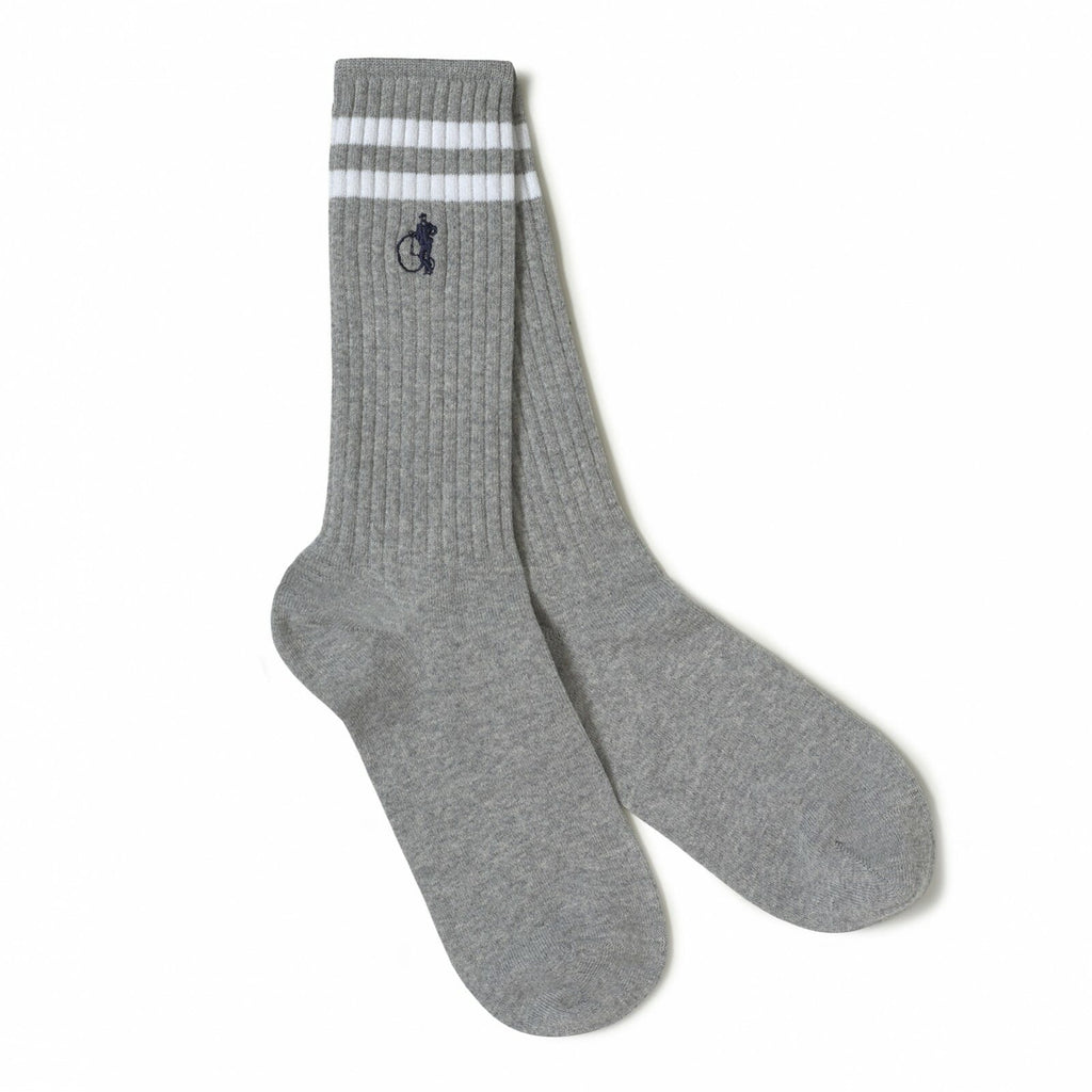 London Sock - Sokkar - Retro Stripe Sock - Grey