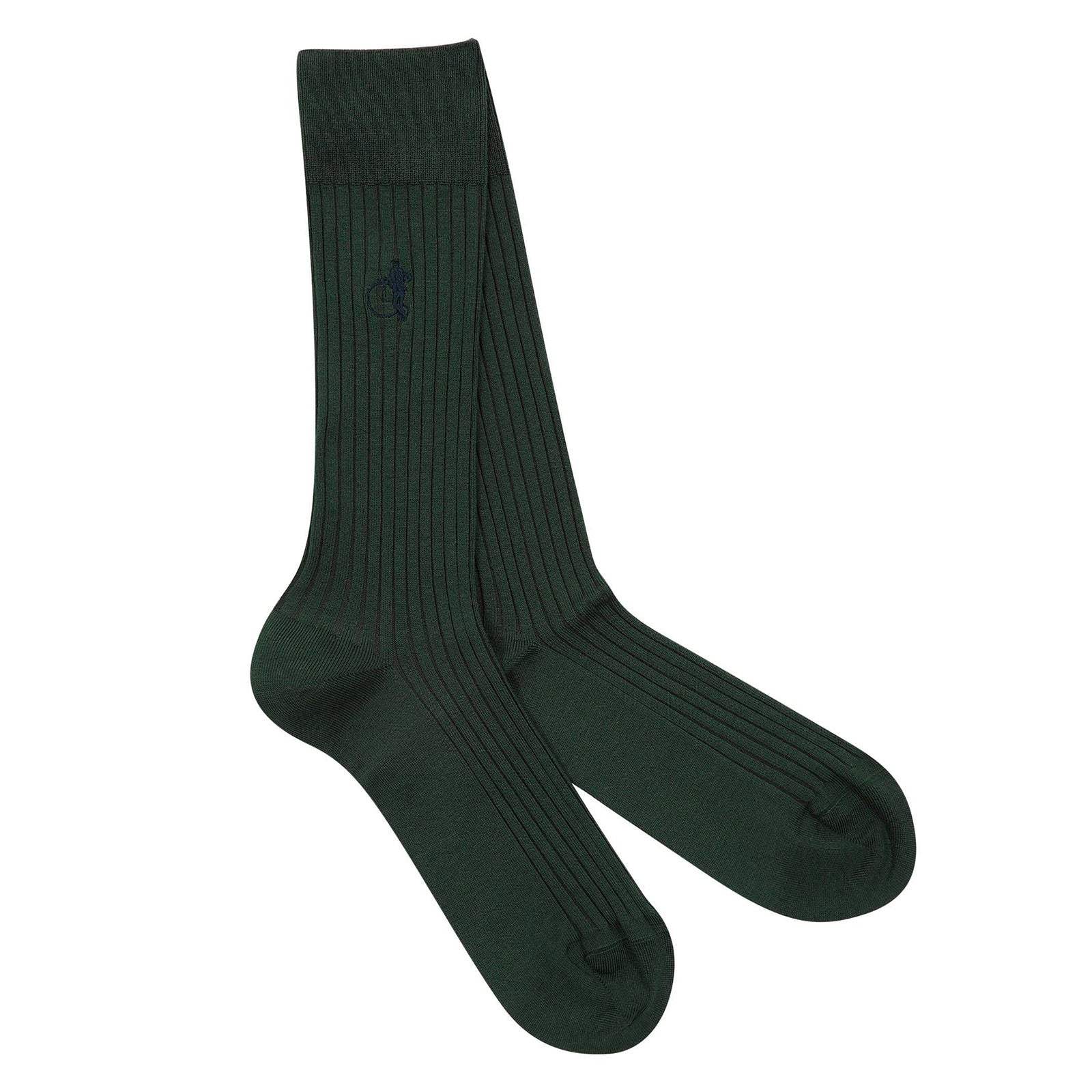 London Socks - Green Sokkar- Herrafataverslun Kormáks & Skjaldar