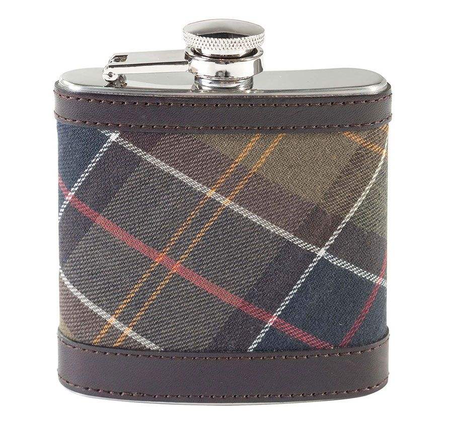 Barbour Vasapeli -  Hip Flask - Tartan Brown - Kormákur & Skjöldur