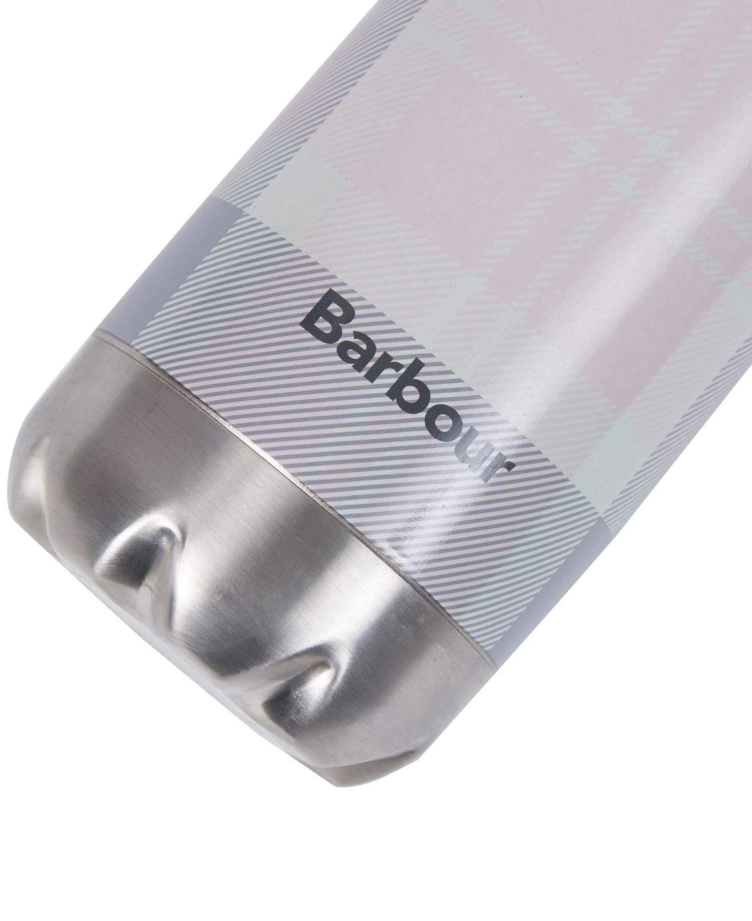 Barbour Vatnsflaska - Tartan Water Bottle - Pink/Grey - Kormákur & Skjöldur