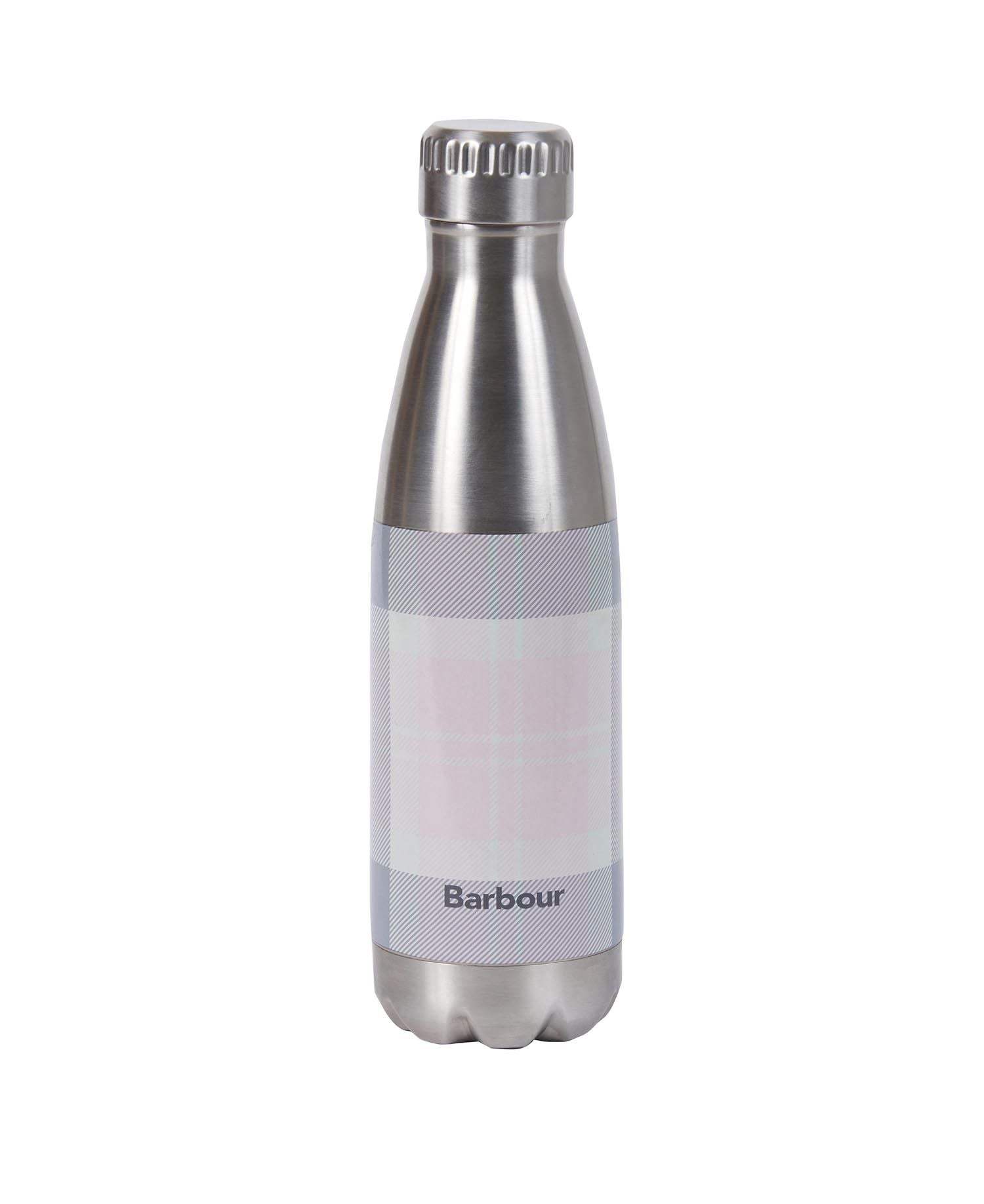 Barbour Vatnsflaska - Tartan Water Bottle - Pink/Grey - Kormákur & Skjöldur