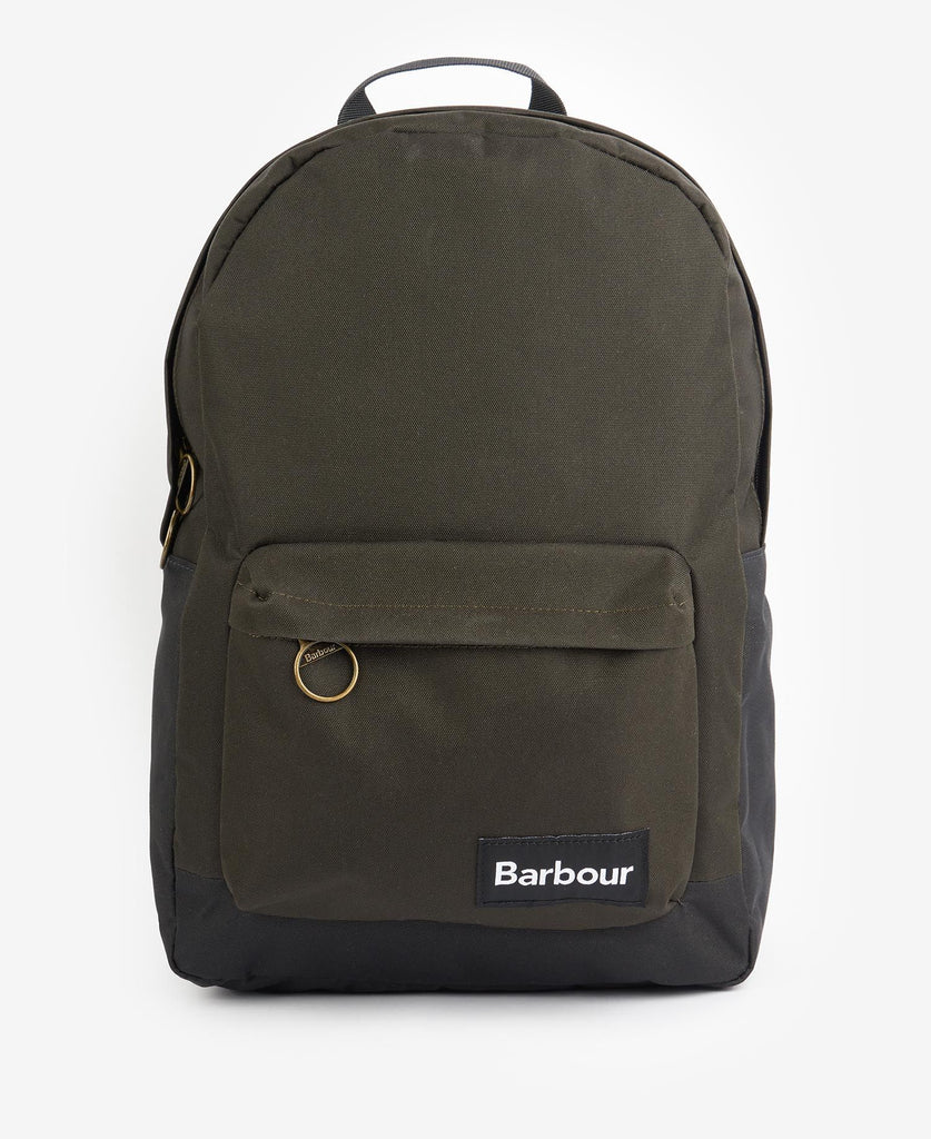 Barbour Bakpoki - Highfield Canvas Backpack - Navy/Olive