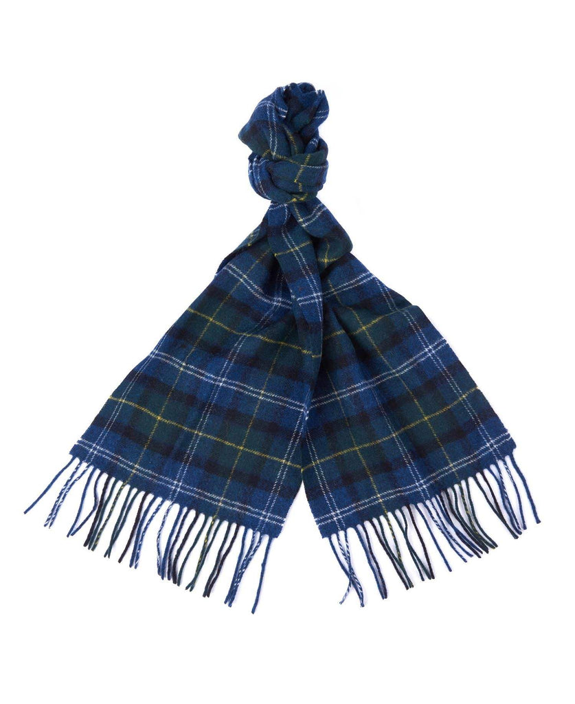 Barbour Trefill - Tartan Lambswool Scarf - Seaweed Tartan