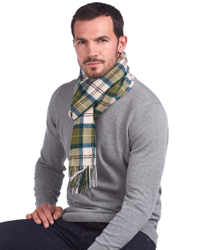 Barbour Trefill Tartan Lambswool Scarf Ancient Kormakur Skjoldur
