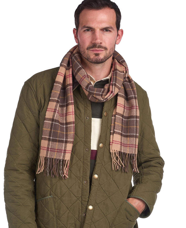Barbour Trefill - Tartan Lambswool Scarf - Muted