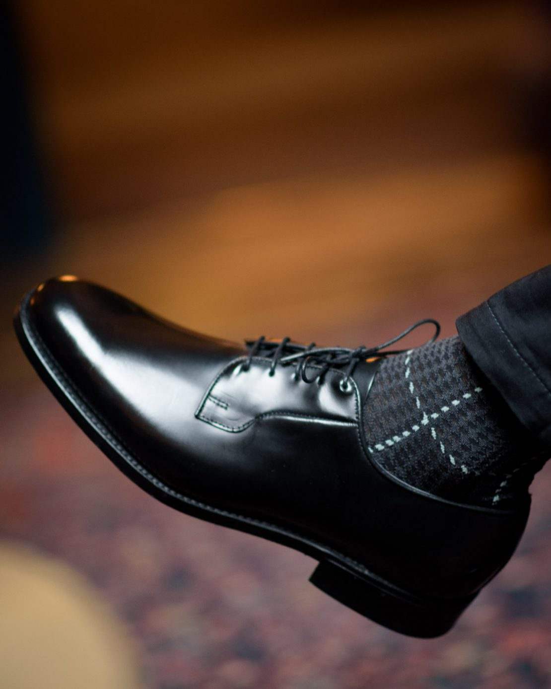 London Sock - Ottaway Marl Grey Sokkar- Herrafataverslun Kormáks & Skjaldar