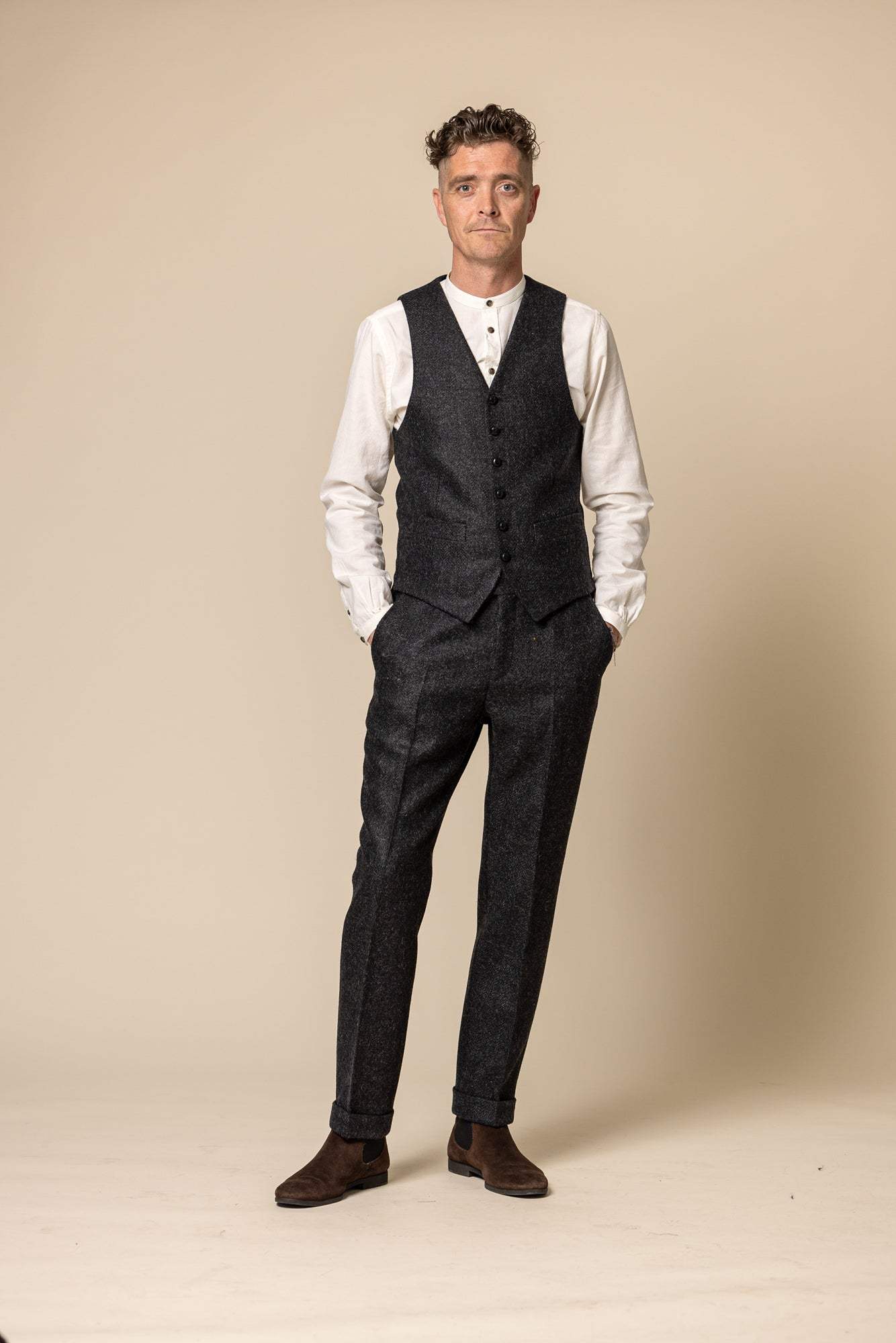 K&S Icelandic Tweed - Jakkafatavesti - Djúpilækur - Kormákur & Skjöldur