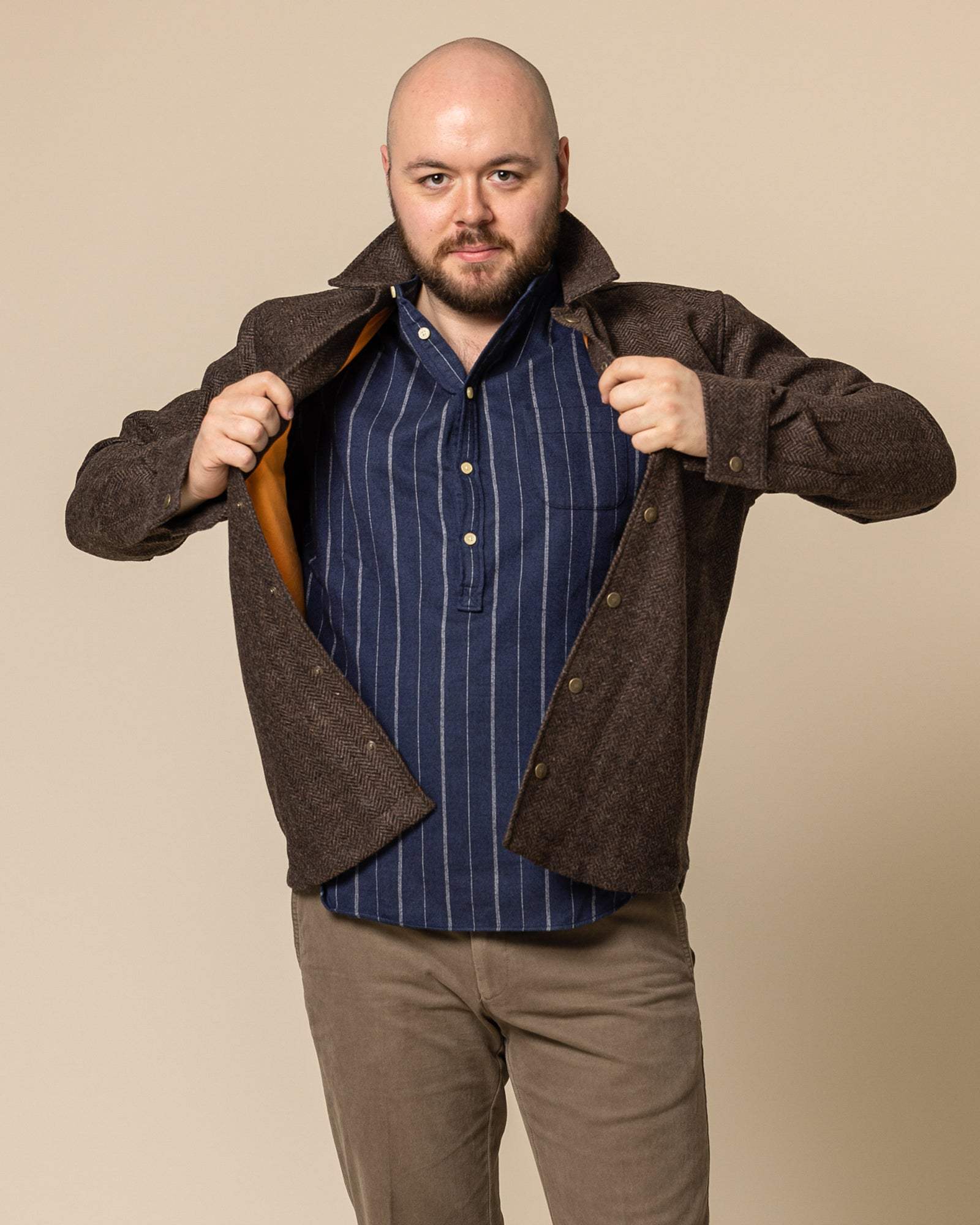 K&S Icelandic Tweed Yfirskyrta - Fjárhirðirinn - Móri - Kormákur & Skjöldur