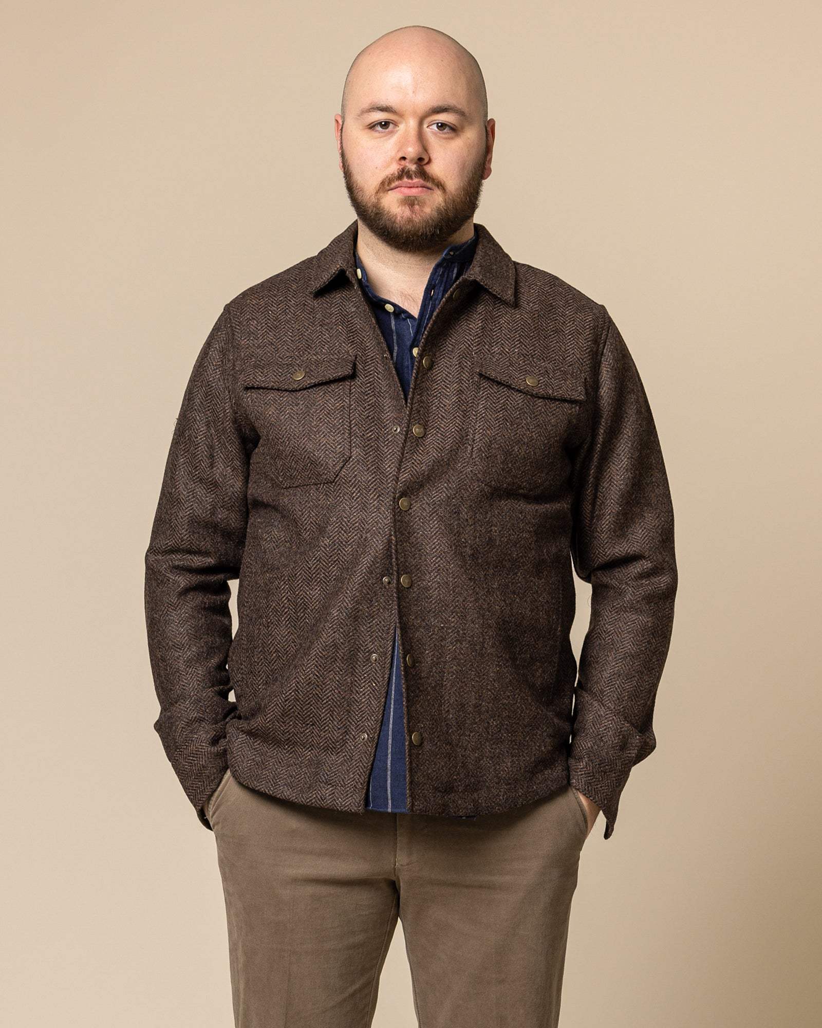K&S Icelandic Tweed Yfirskyrta - Fjárhirðirinn - Móri - Kormákur & Skjöldur