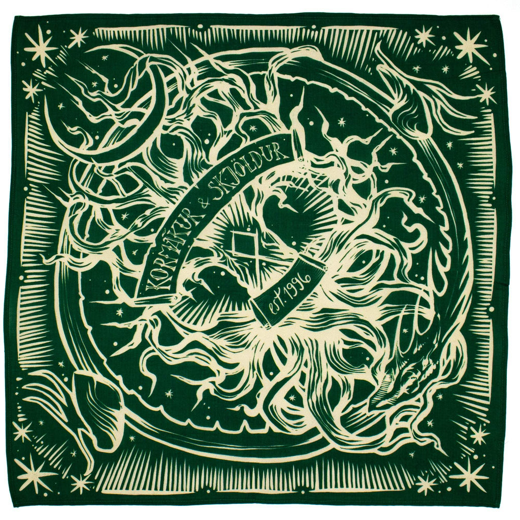 K&S Hálsklútur - Tré Bandana - Grænn