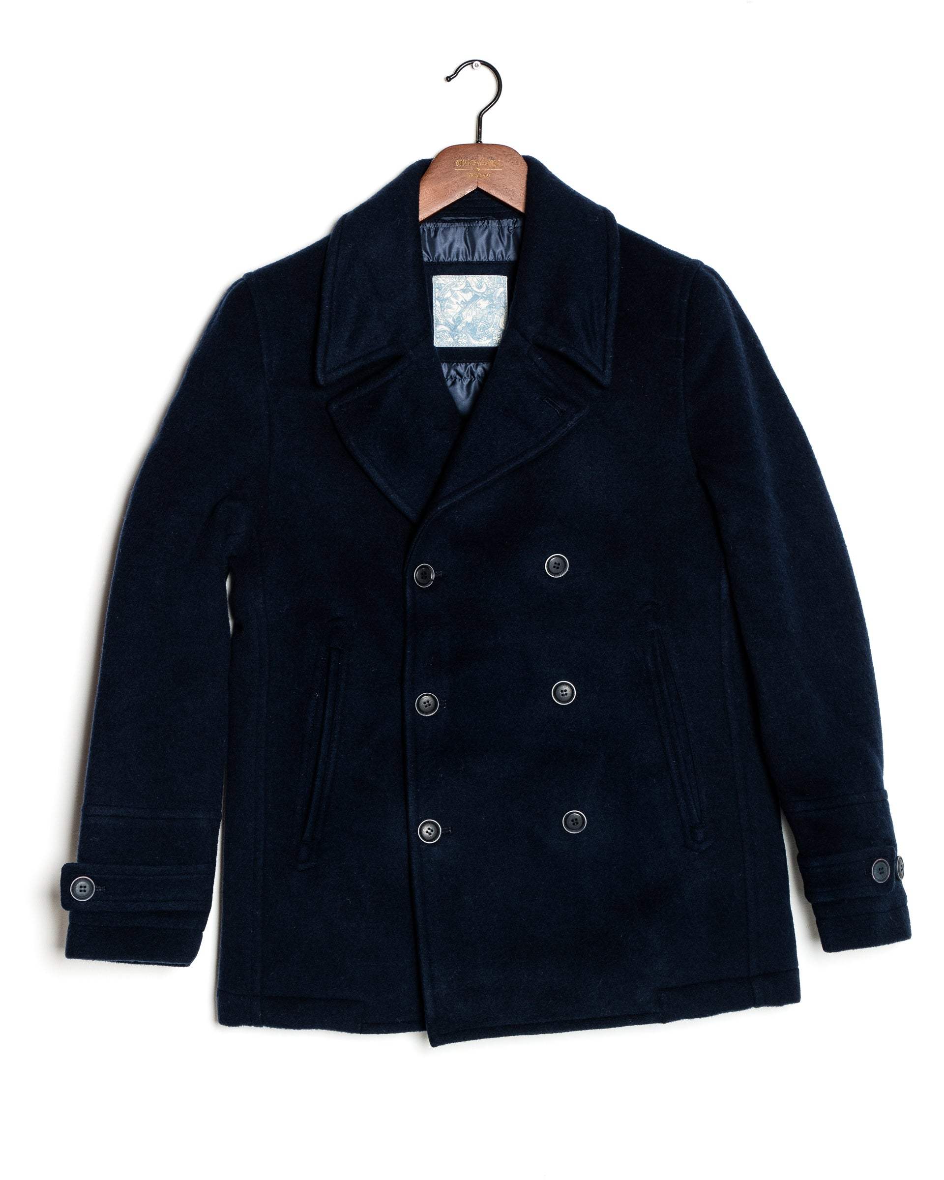K&S Pea Coat - Sjómannajakki - Hafblár - Kormákur & Skjöldur