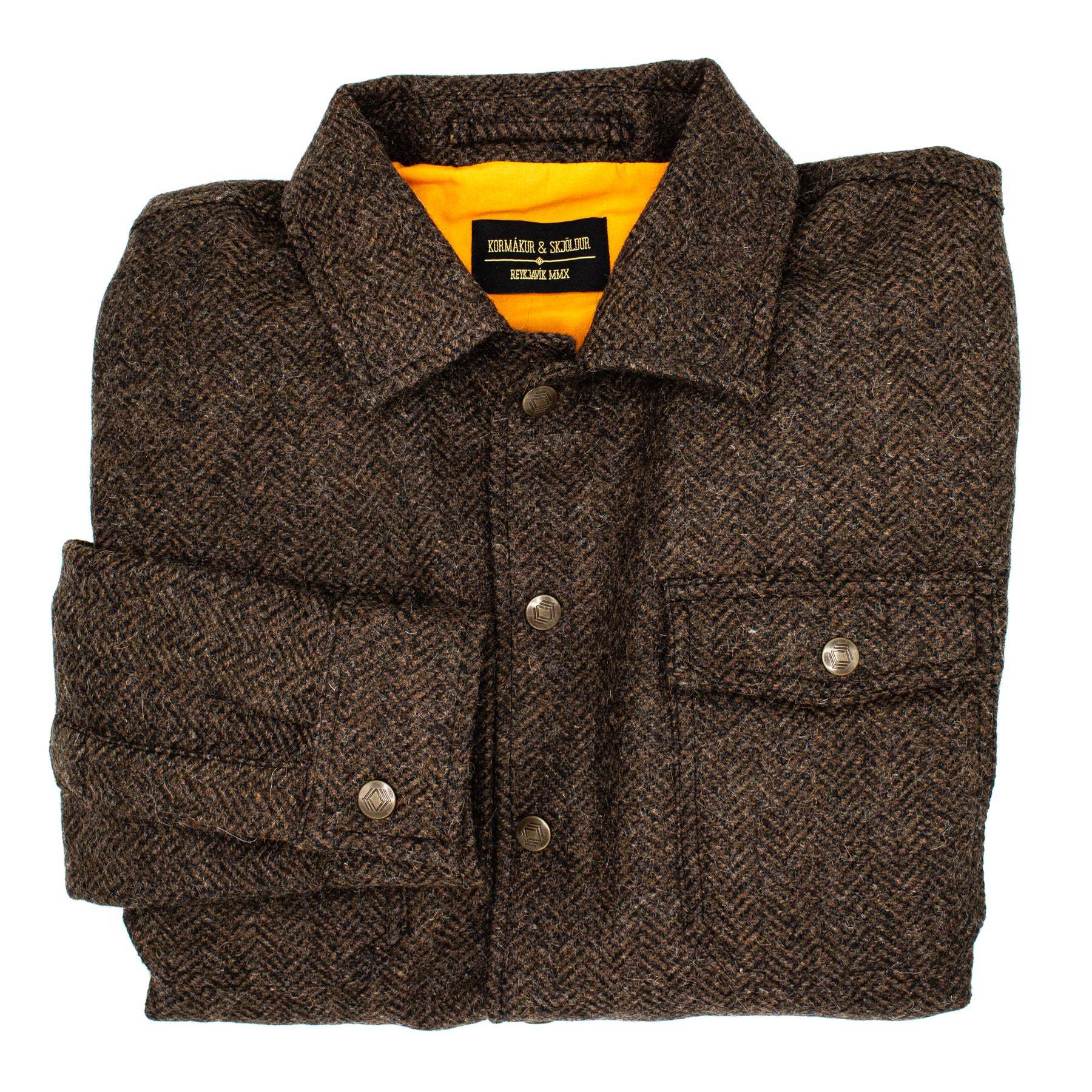 K&S Icelandic Tweed Yfirskyrta - Fjárhirðirinn - Móri - Kormákur & Skjöldur
